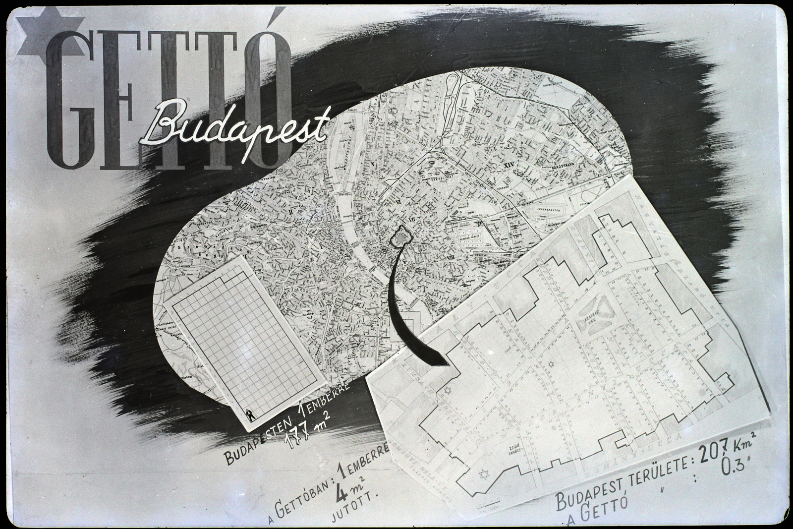 Magyarország, Budapest, 1945, Fortepan/Album011, holokauszt, kiállítás, zsidóság, fasizmus, Fortepan #116656