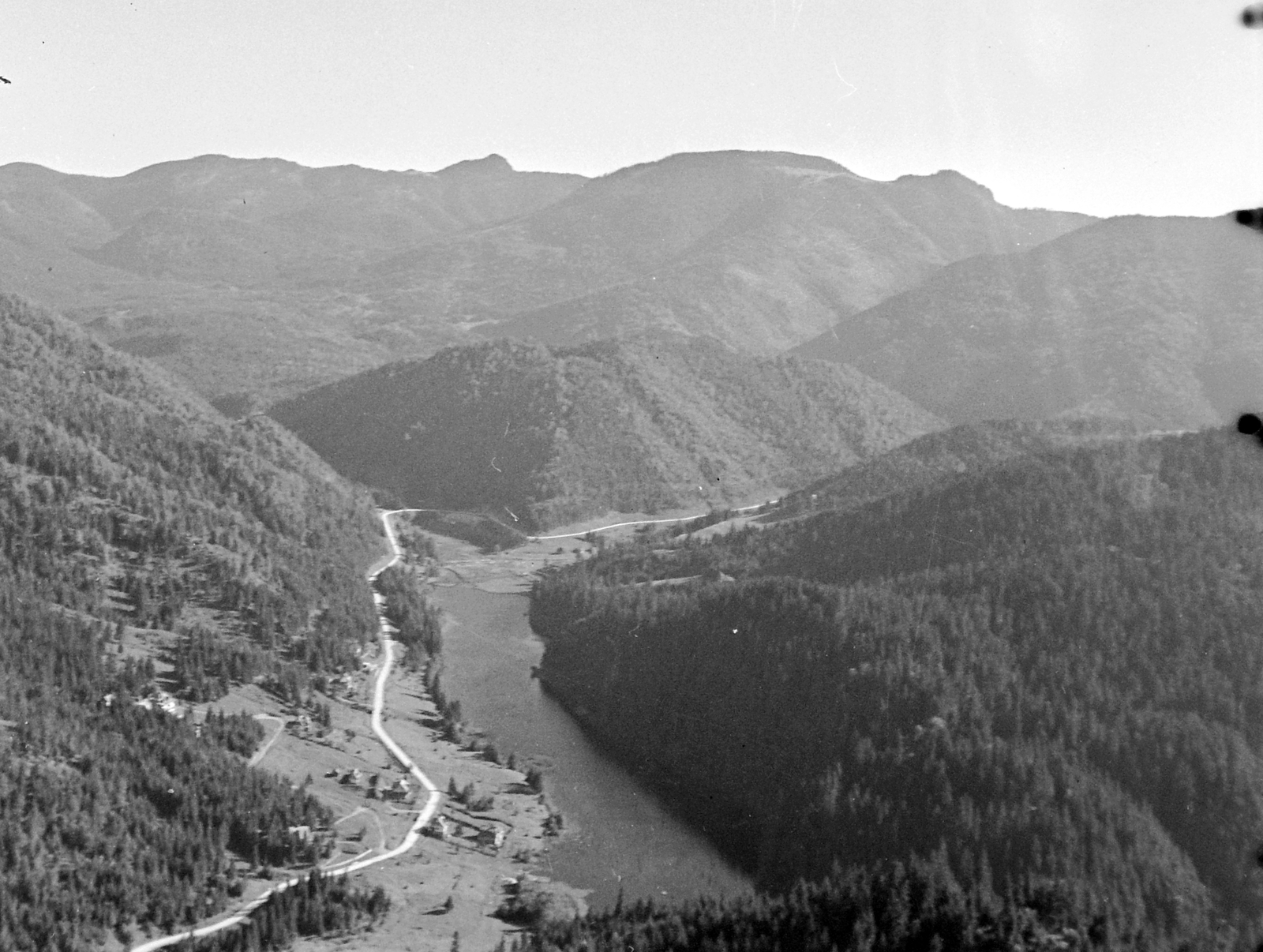 Románia,Erdély, Gyilkos-tó,Hagymás-hegység, a Kis-Cohárd hegyről., 1943, Kurutz Márton, látkép, Fortepan #10005