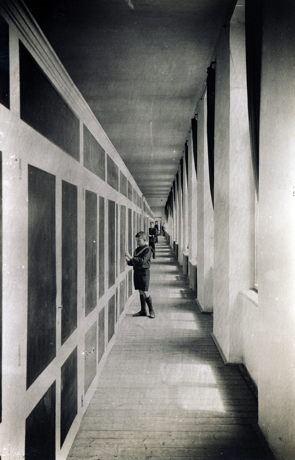 1914, Jezsuita Levéltár, corridor, Fortepan #100082