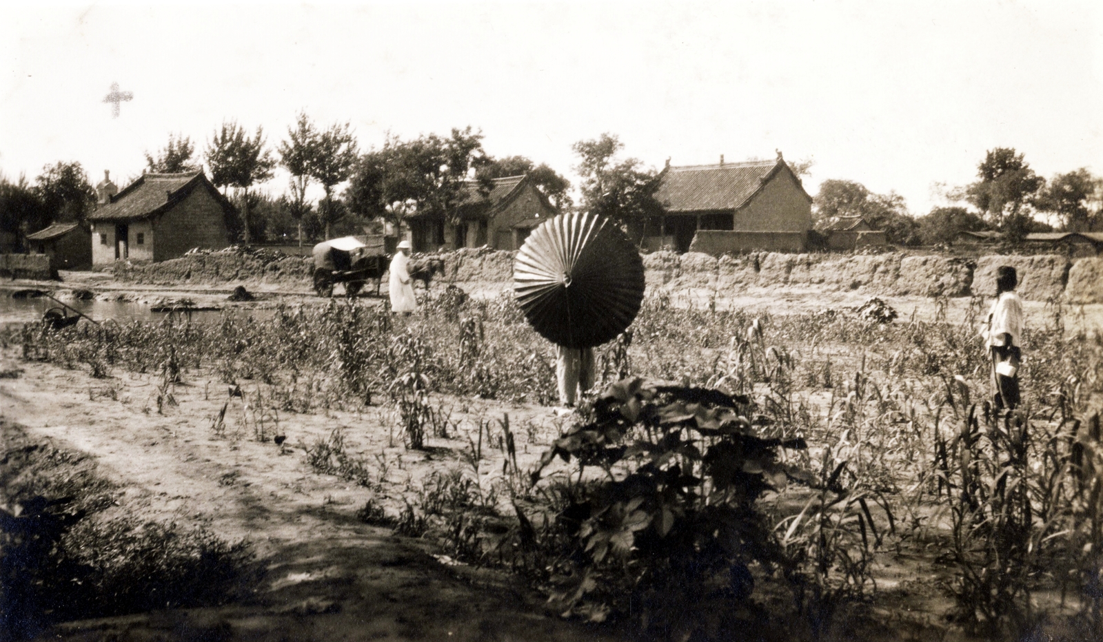 China, Daming, 1938, Jezsuita Levéltár, sunshades, Fortepan #100131
