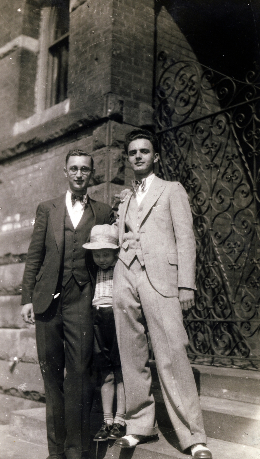 1930, Jezsuita Levéltár, three people, Fortepan #100165