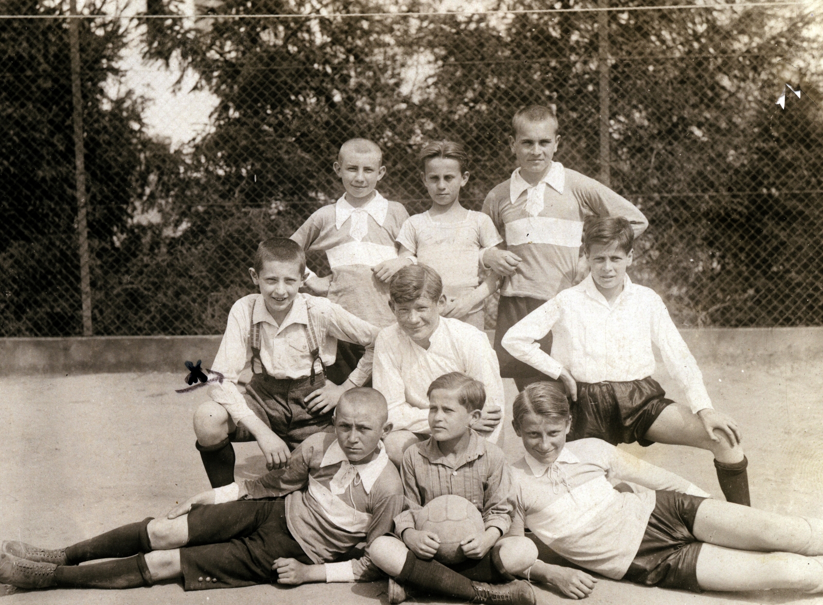 1928, Jezsuita Levéltár, soccer team, Fortepan #100181