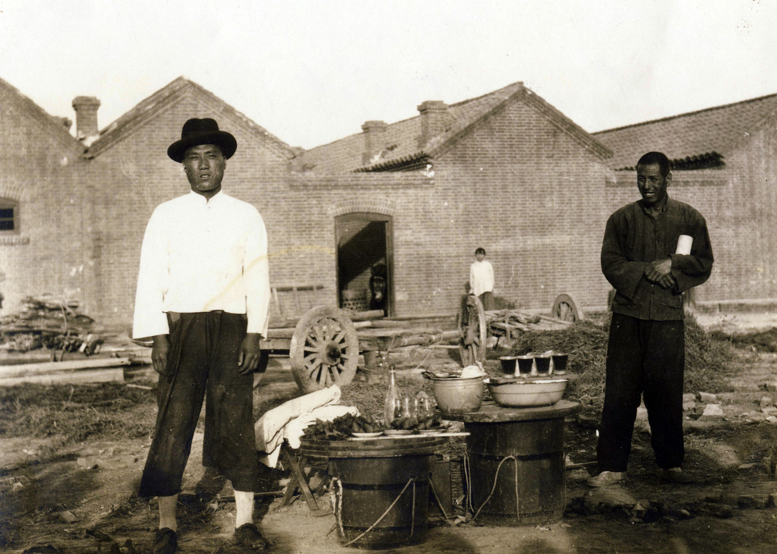 China, 1938, Jezsuita Levéltár, wheelbarrow, seller, Fortepan #100193