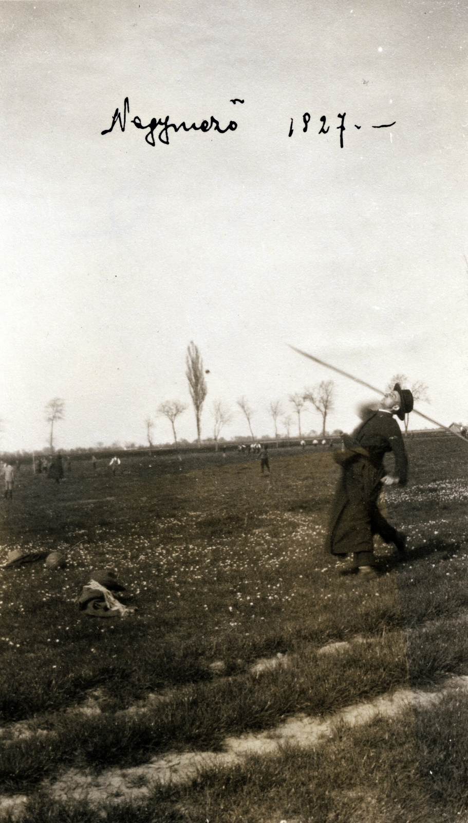 1927, Jezsuita Levéltár, javelin-throwing, Fortepan #100258