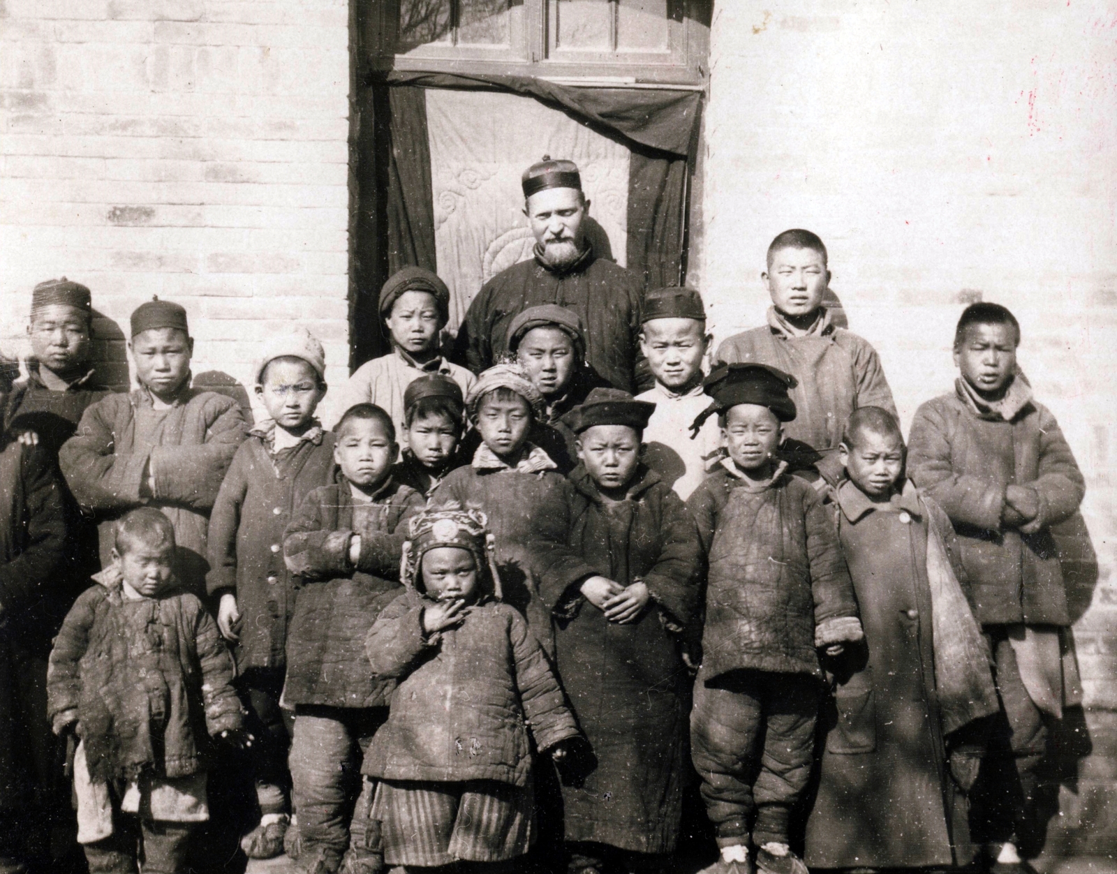 China, 1938, Jezsuita Levéltár, teacher, missionary, Fortepan #100269