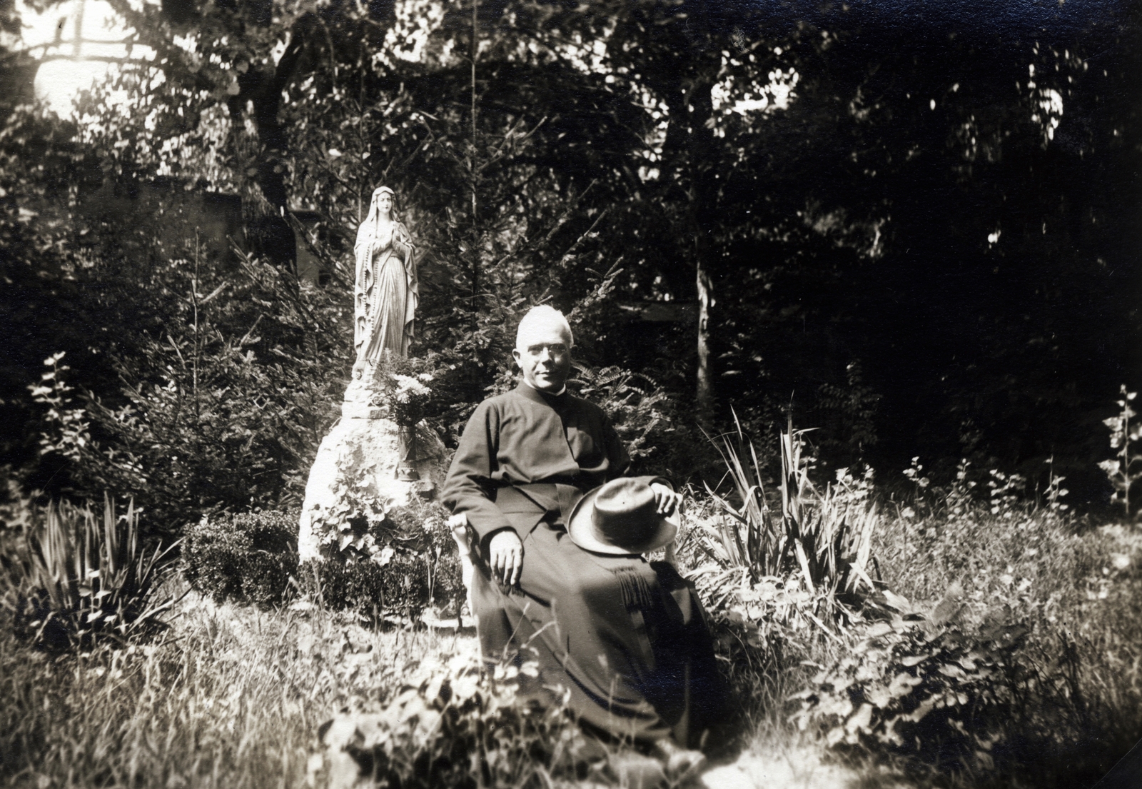 Hungary, Bangha Béla (Bangha páter)., 1929, Jezsuita Levéltár, priest, Virgin Mary-portrayal, Fortepan #100296