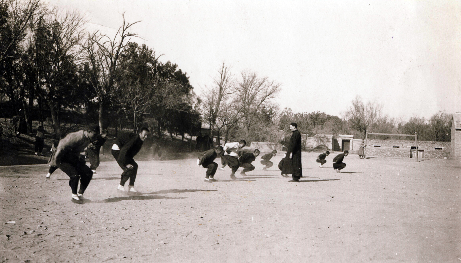 China, Daming, 1938, Jezsuita Levéltár, exercise, Fortepan #100346