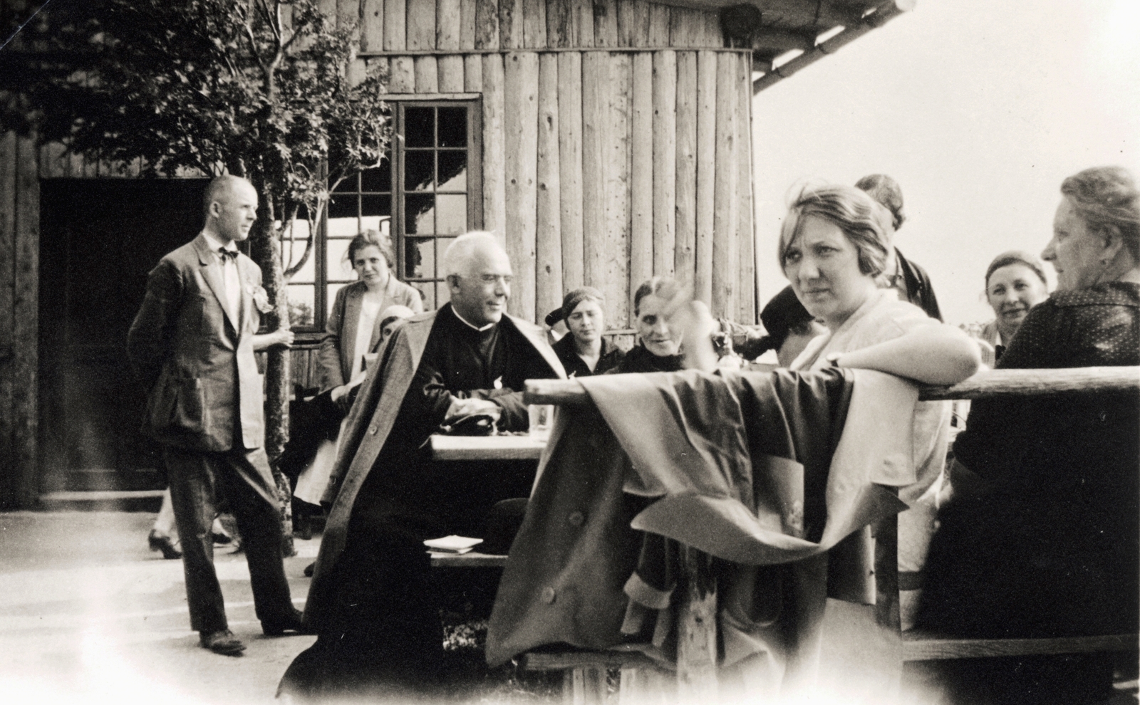 Austria, Mariazell, középen Bangha Béla (Bangha páter)., 1928, Jezsuita Levéltár, Fortepan #100352