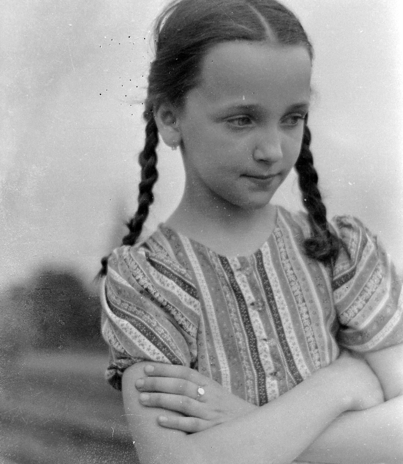 1940, Kurutz Márton, portrait, girl, Fortepan #10036