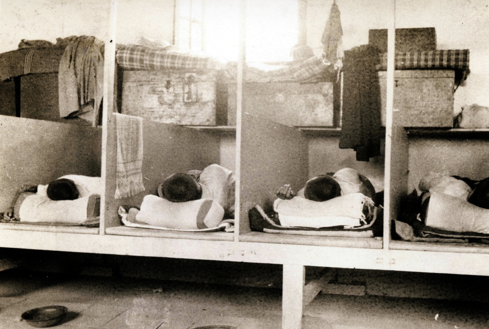 China, Daming, hálóterem., 1938, Jezsuita Levéltár, sleeping, sleeping box, Fortepan #100371