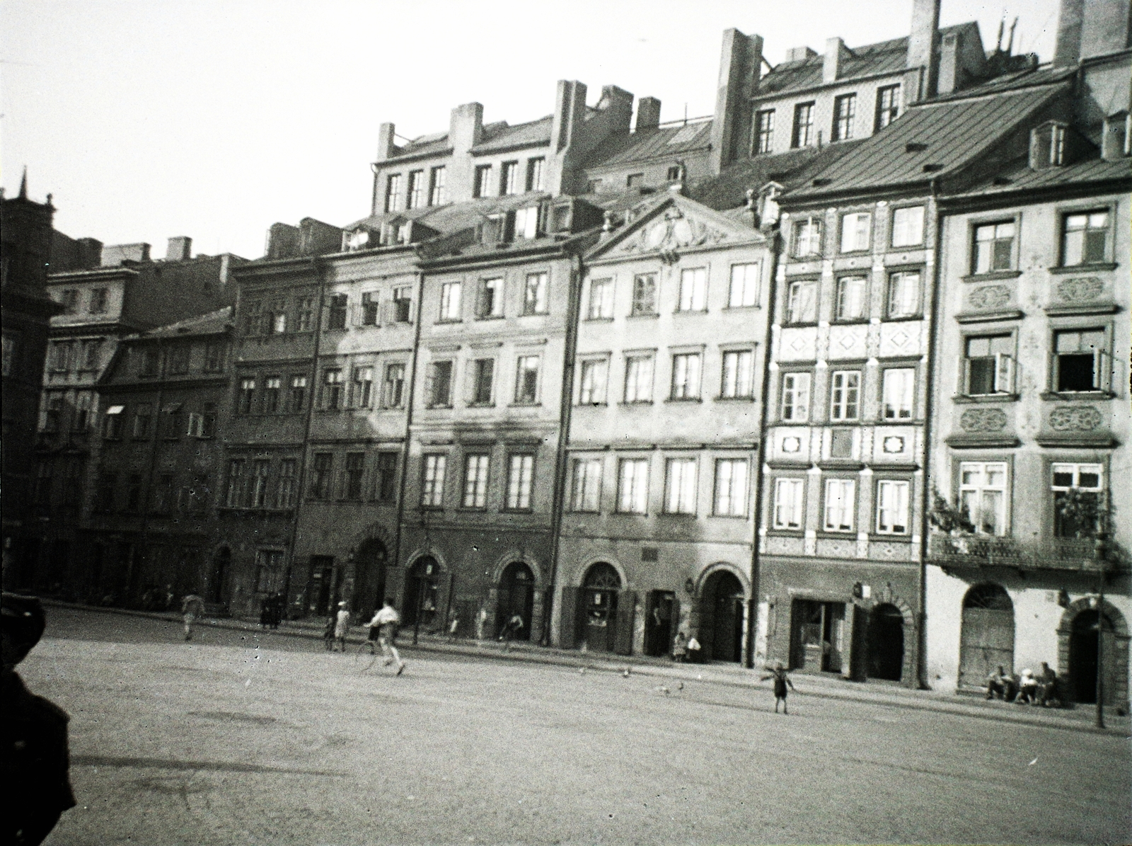 Poland, Warsaw, Óvárosi piactér (Rynek Starego Miasta)., 1939, Bogdan Celichowski, square, Fortepan #100541