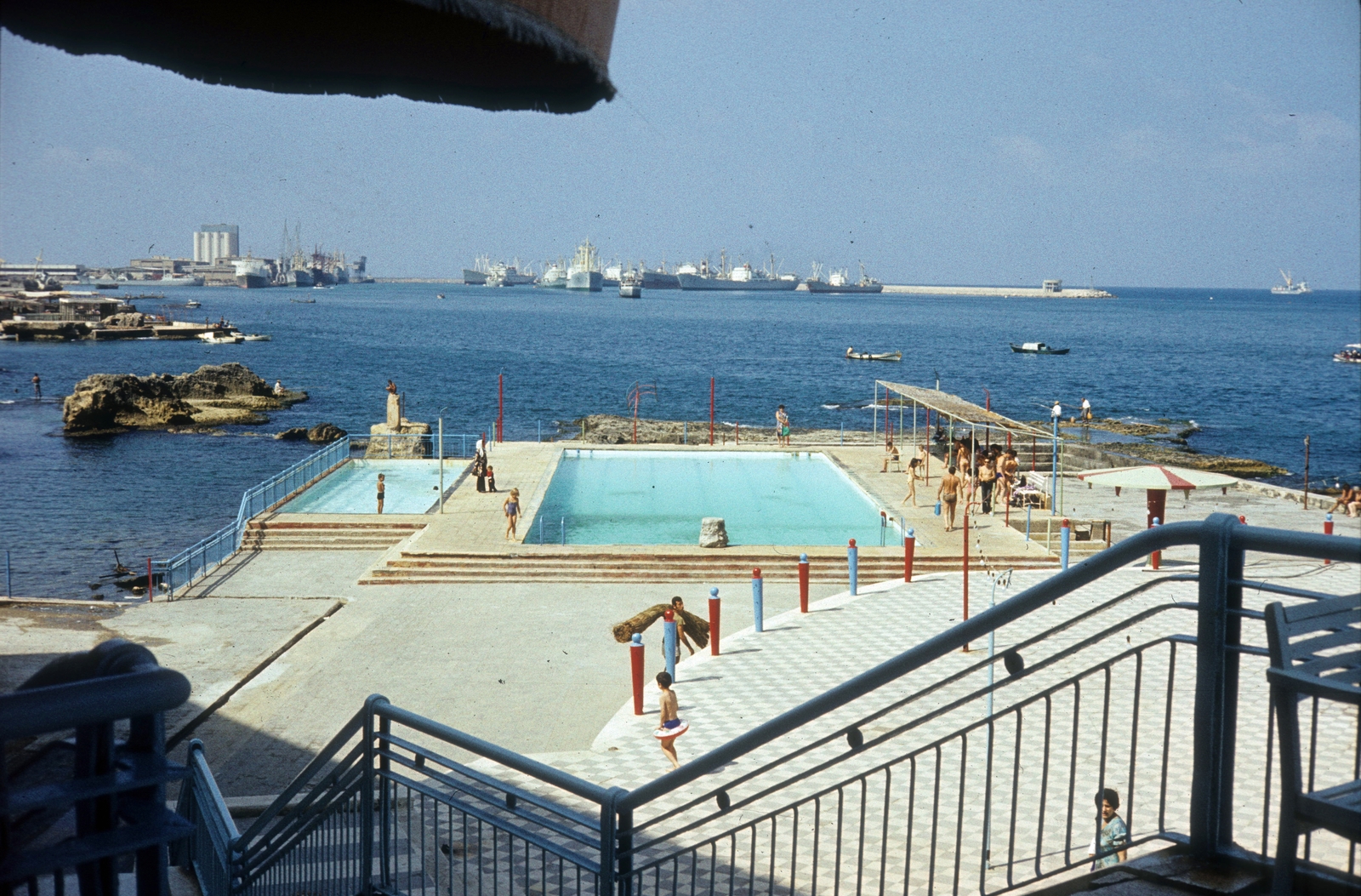 Szíria, Latakia, kikötő., 1976, Ormos Imre Alapítvány, dr Dalányi László, színes, Fortepan #100589