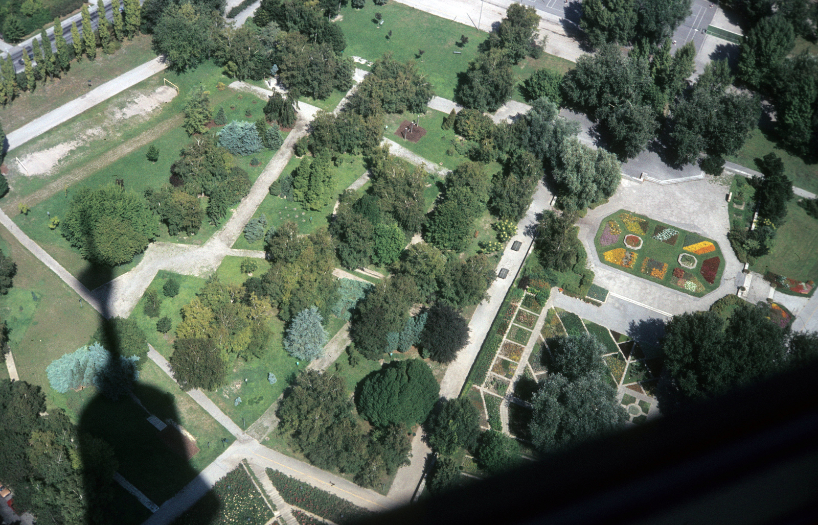 Austria, Vienna, Donaupark a Donauturmból nézve., 1979, Ormos Imre Alapítvány, dr  Dalányi László, colorful, Fortepan #100621