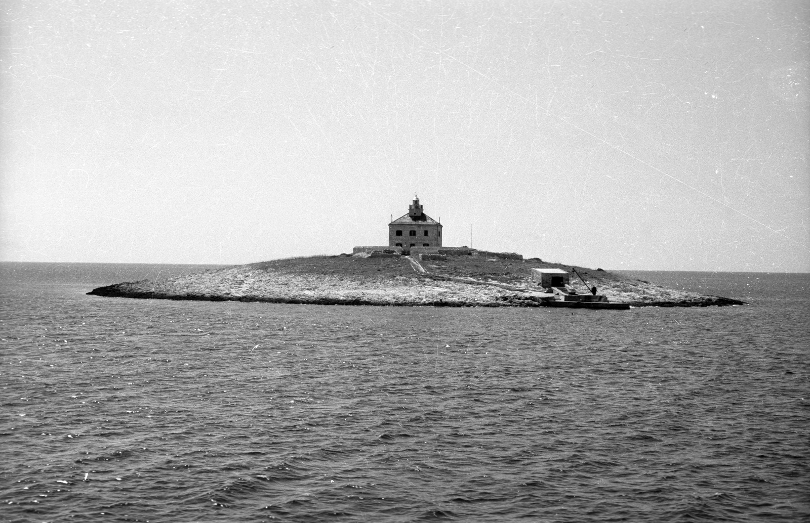 Croatia, világítótorony., 1963, Dobóczi Zsolt, island, lighthouse, Fortepan #100719