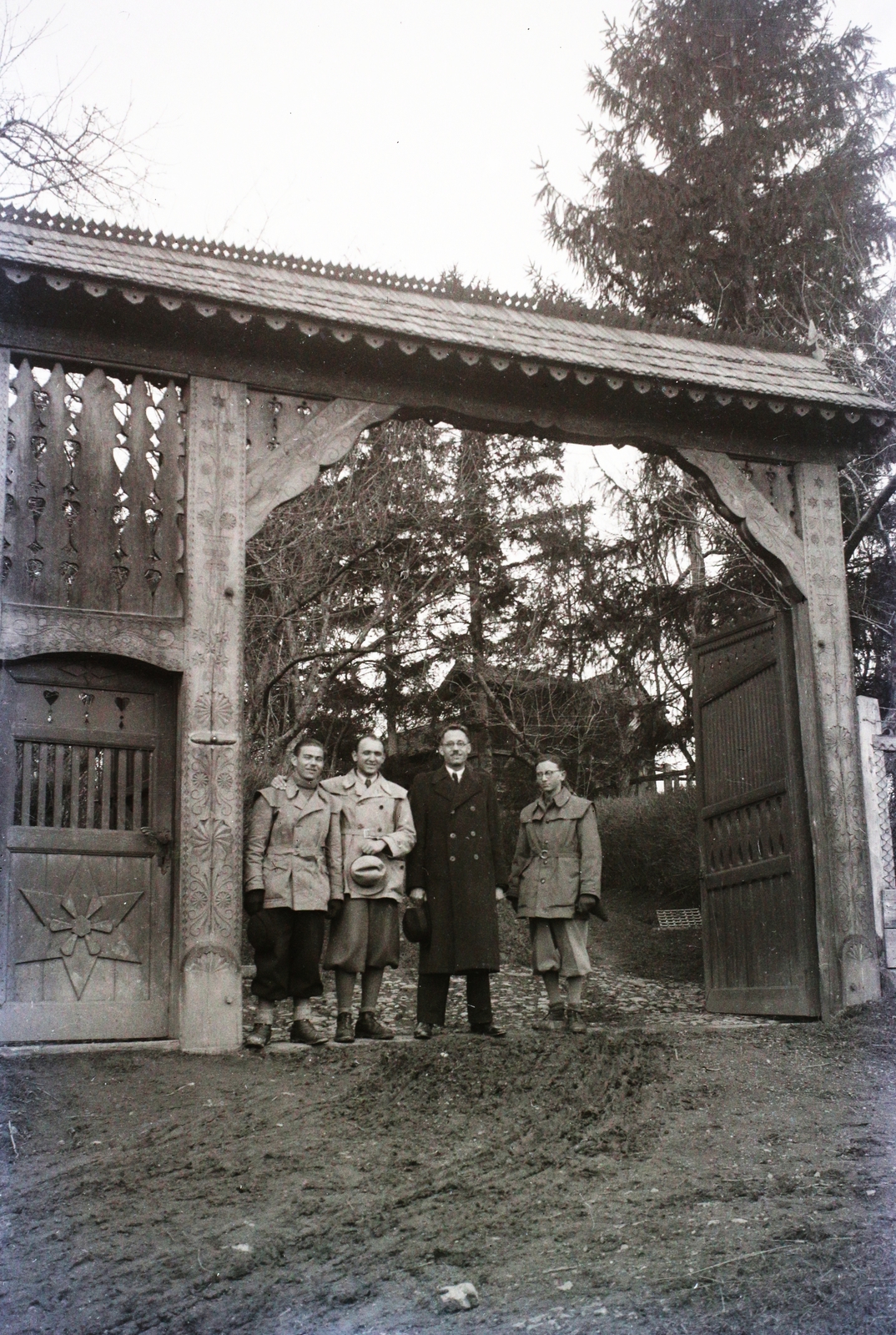 1941, Dobóczi Zsolt, sekler gate, Fortepan #100800