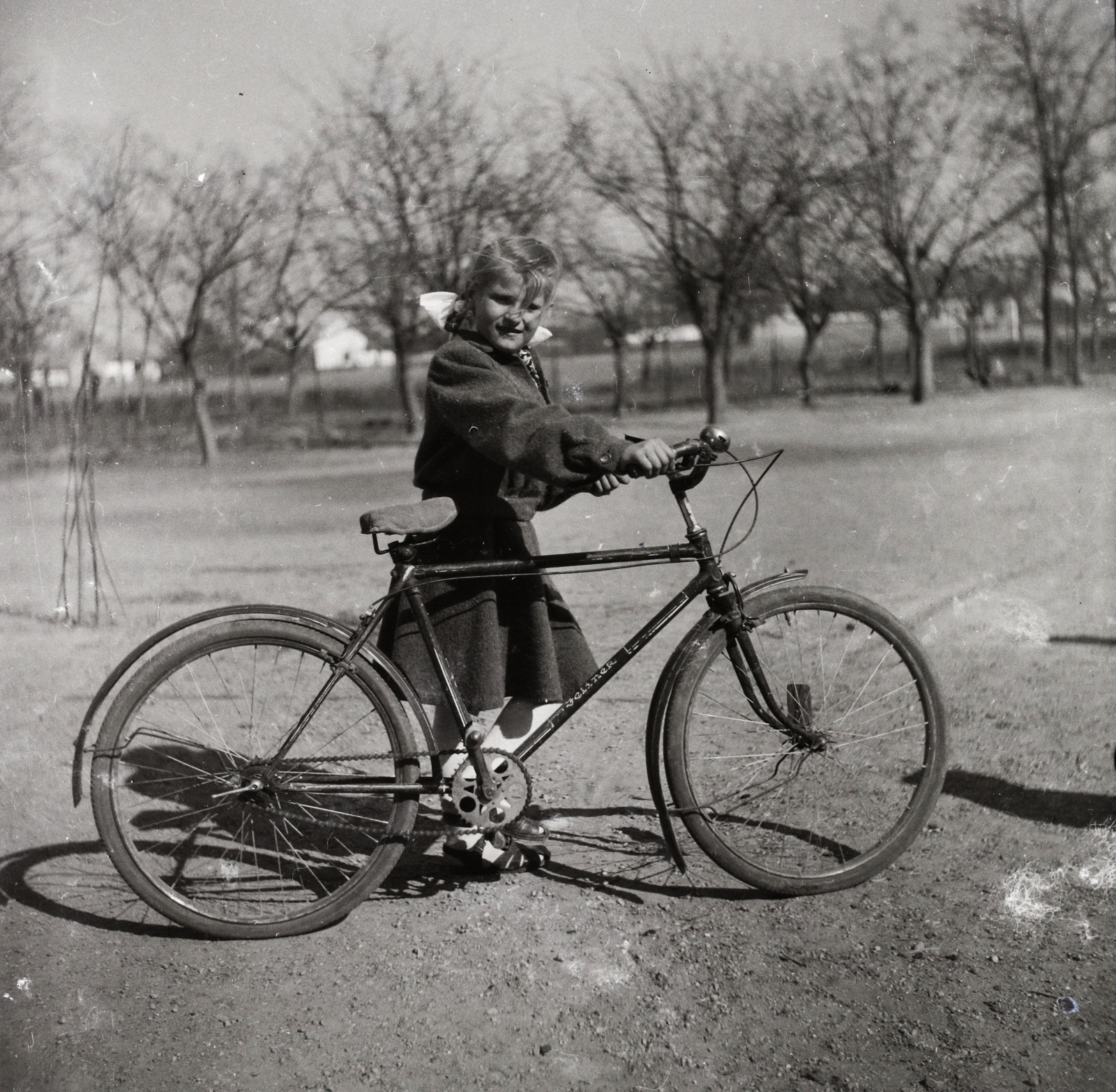 1964, Dobóczi Zsolt, bicycle, girl, Fortepan #100857