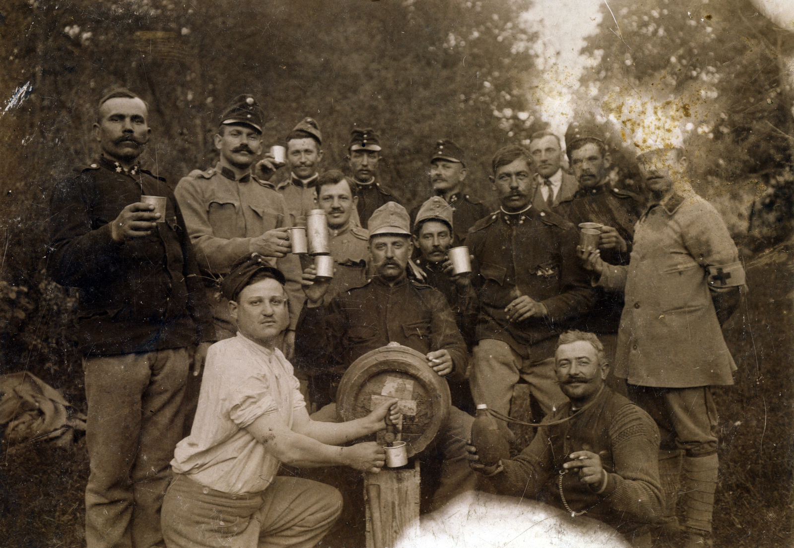1914, Gádoros Katalin, barrel, Fortepan #100961