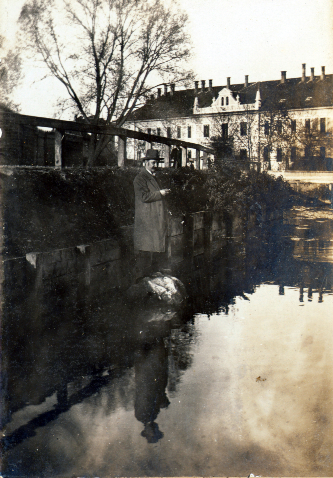 1911, Gyollai Jánosné, reflection, Fortepan #100975