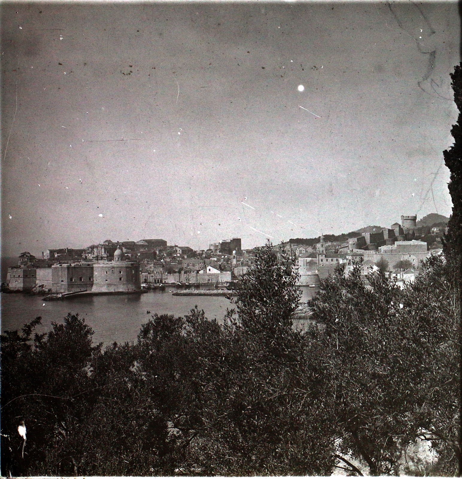 Croatia, Dubrovnik, a város látképe kelet felől., 1910, Kiss László, picture, Fortepan #101123