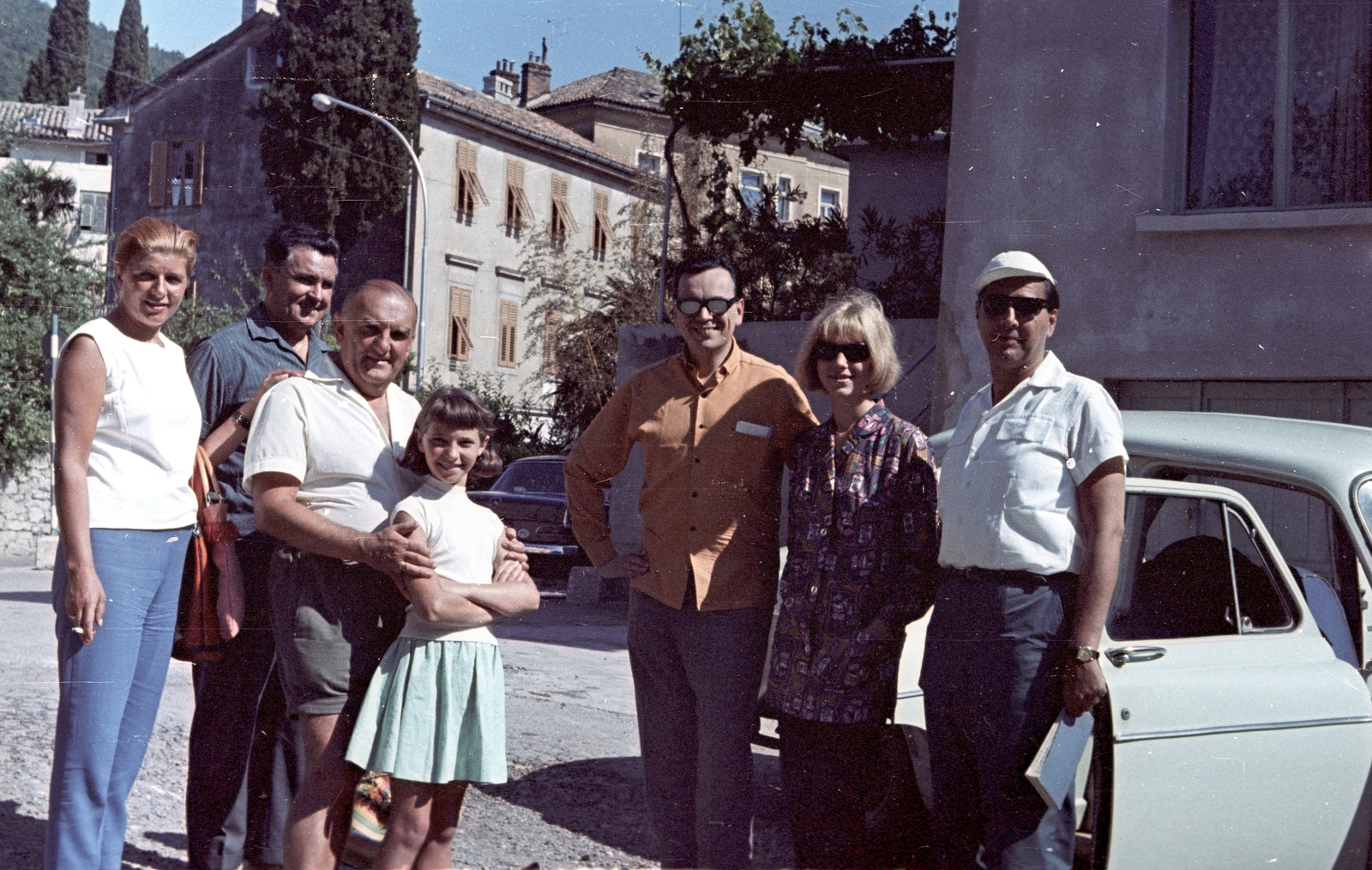 Horvátország, Abbázia, ulica Maršala Tita az ulica Feliksa Peršića közelében., 1965, Magyar Pál, Jugoszlávia, színes, Fortepan #101438