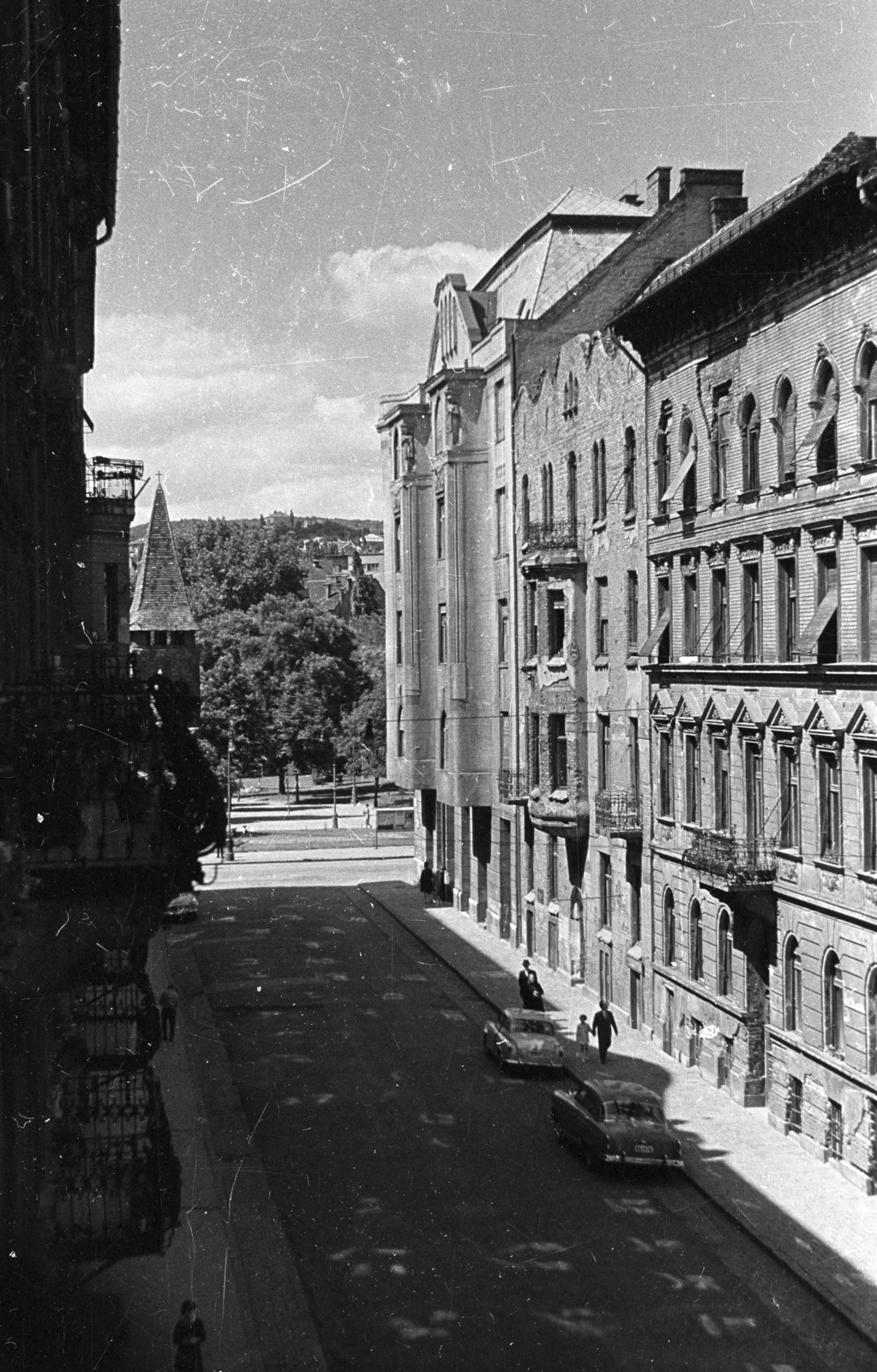 Magyarország, Budapest XII., Hajnóczy József utca a Csaba utca felé nézve., 1962, Magyar Pál, Budapest, Fortepan #101507