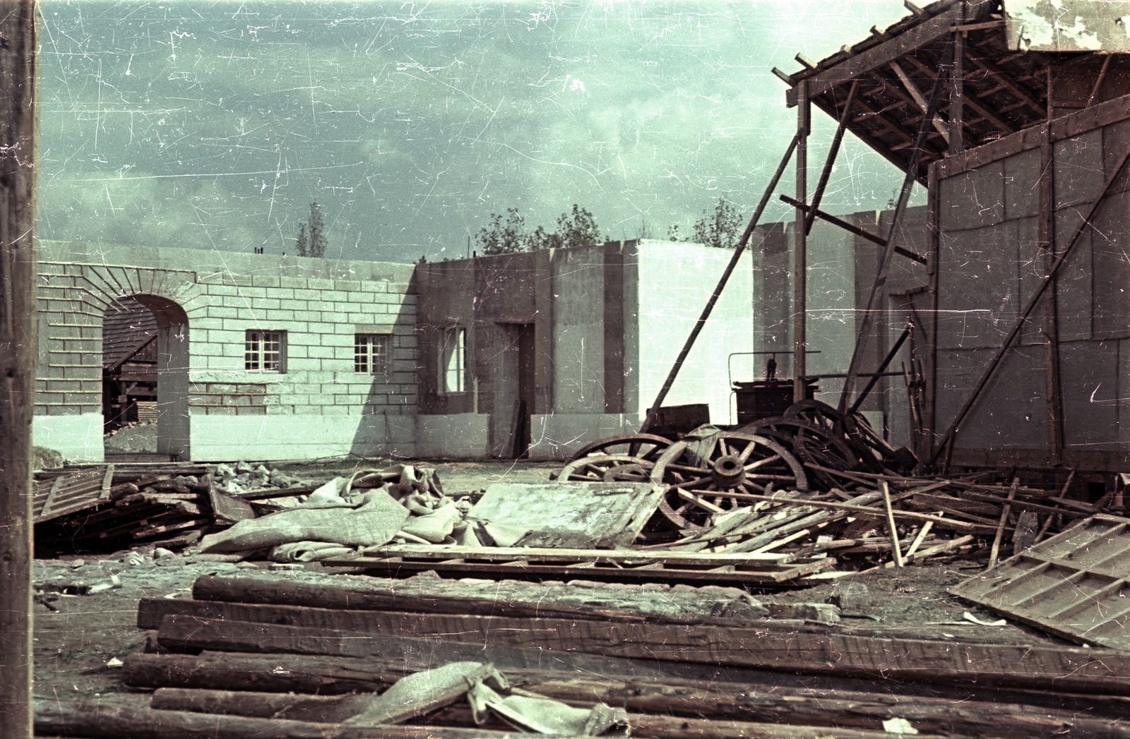 Hungary, Budapest XIV., Róna utca 174., a Hunnia Filmgyár telepe., 1960, Magyar Pál, colorful, Budapest, Fortepan #101520