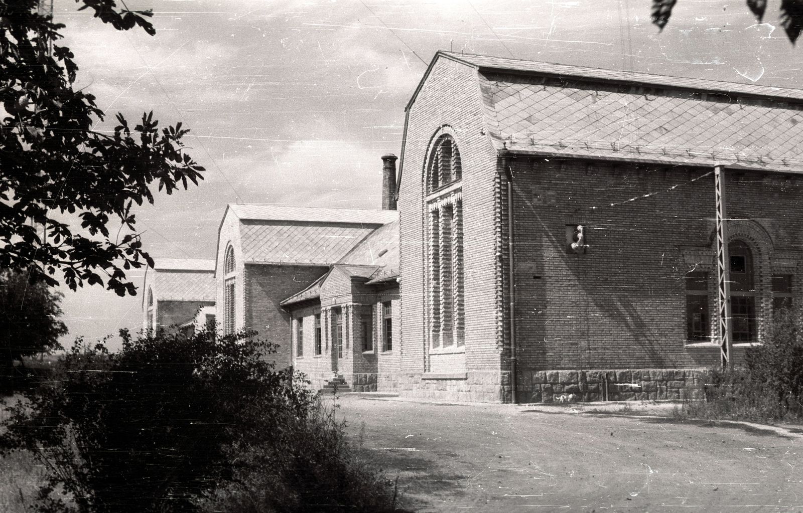 Hungary, Szigetszentmiklós, a lakihegyi adóállomás épülete., 1947, Győző József, public building, brick covering, Fortepan #101632