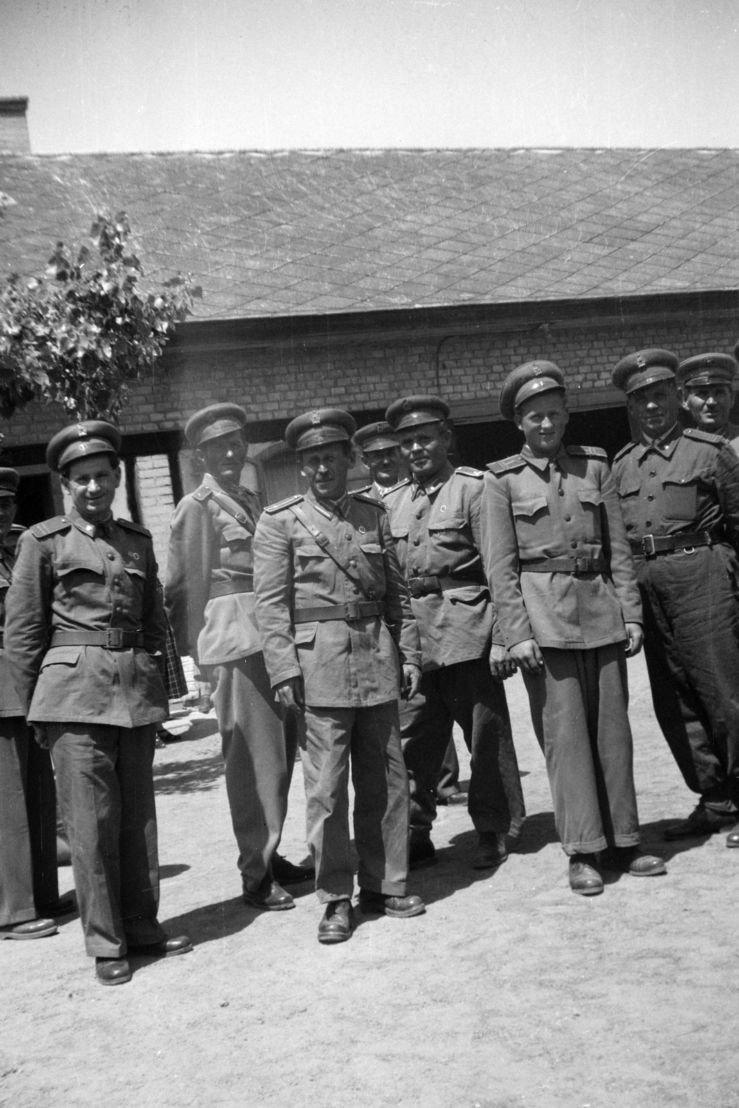 Magyarország, Nagykáta, önkéntes tűzoltók., 1956, Rigó László, tűzoltó, Fortepan #101666