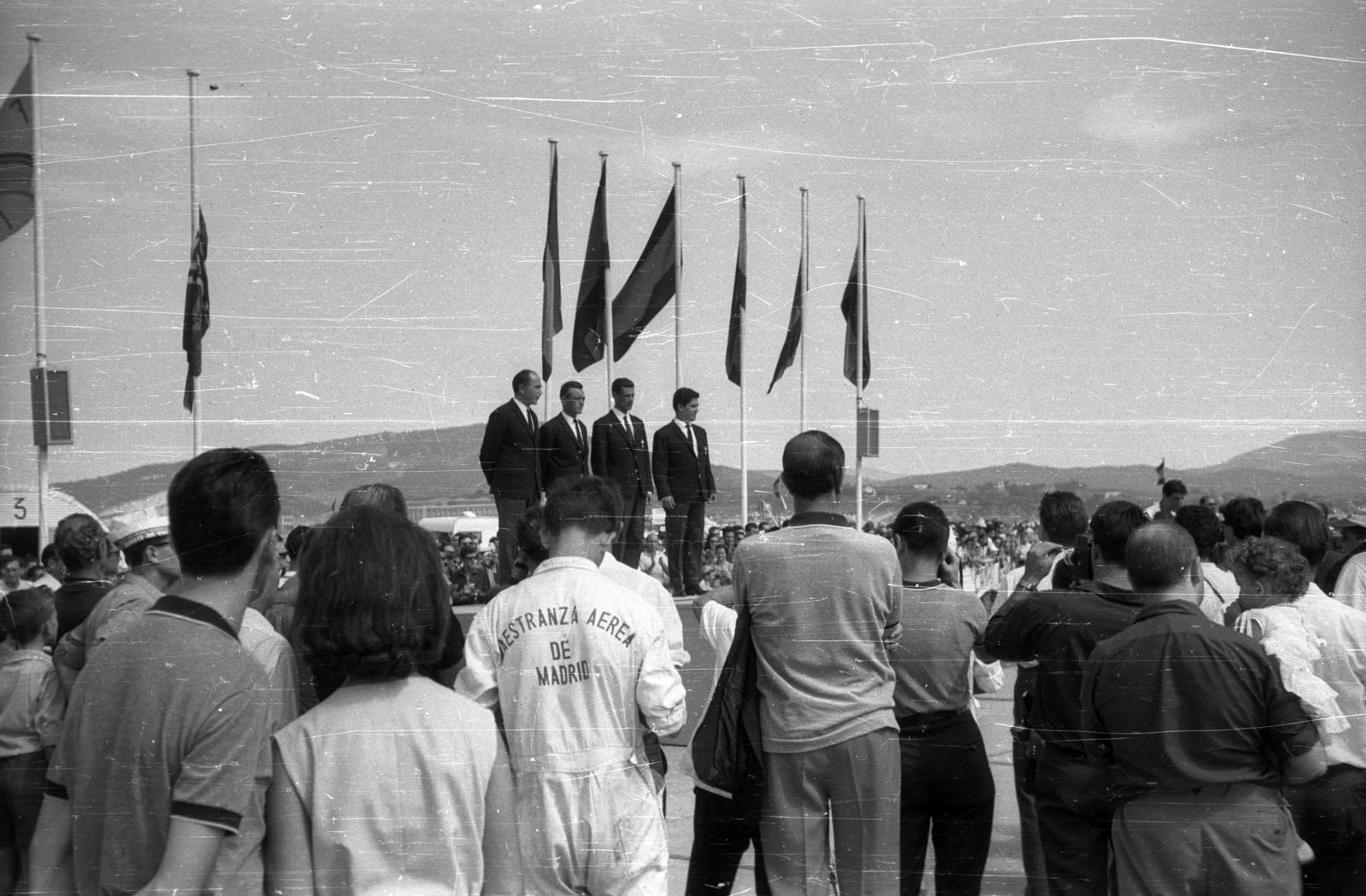 Spain, Sondika, Bilbao repülőtere, III. Motoros Műrepülő Világbajnokság., 1964, Sugár Ferenc, Fortepan #101711