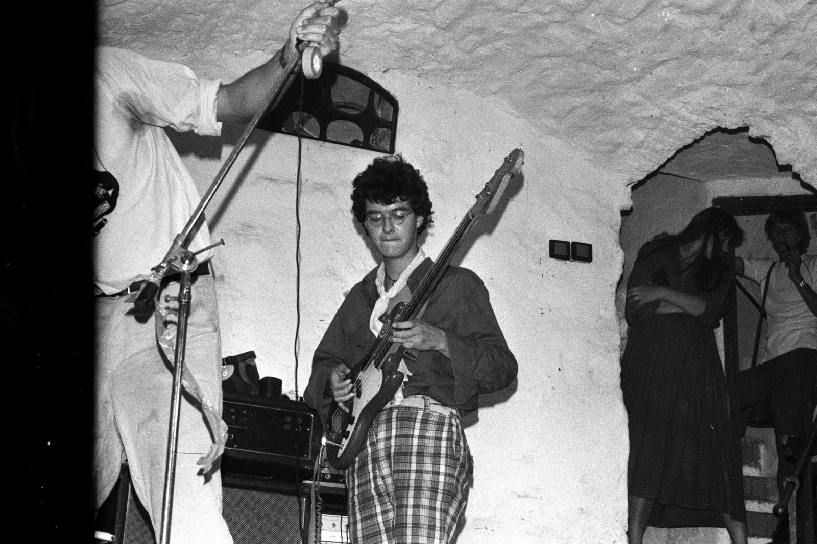 Hungary, Szentendre, Fő (Marx) tér 20., Maláty ház, a Galéria eszpresszó pincéje. Blues péntek., 1983, Várkonyi Péter, Fortepan #101818
