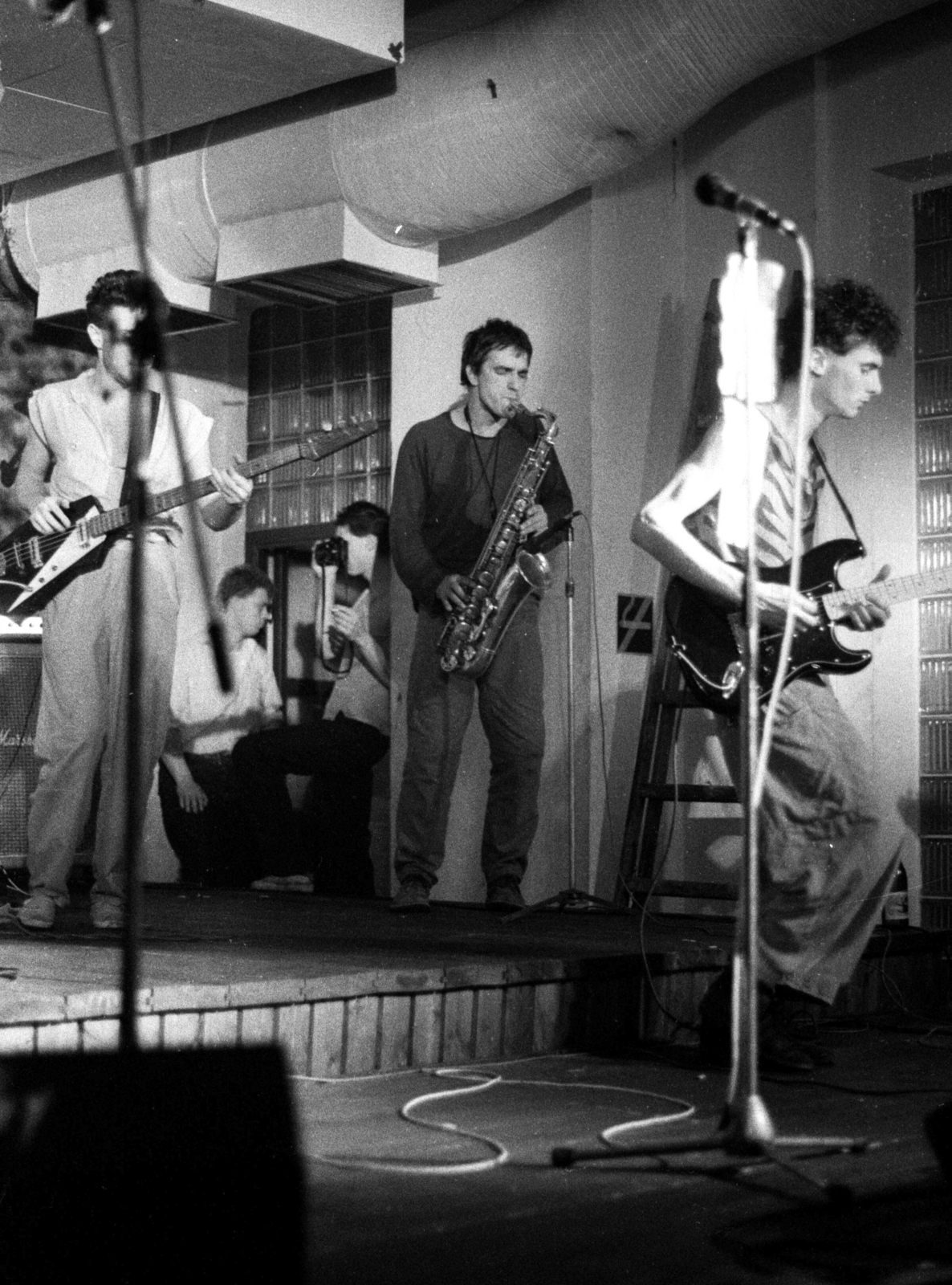 Magyarország, Budapest IX., Ráday utca 43., Ráday Klub. Sex-E-Pil együttes., 1985, Várkonyi Péter, Budapest, Fortepan #101849