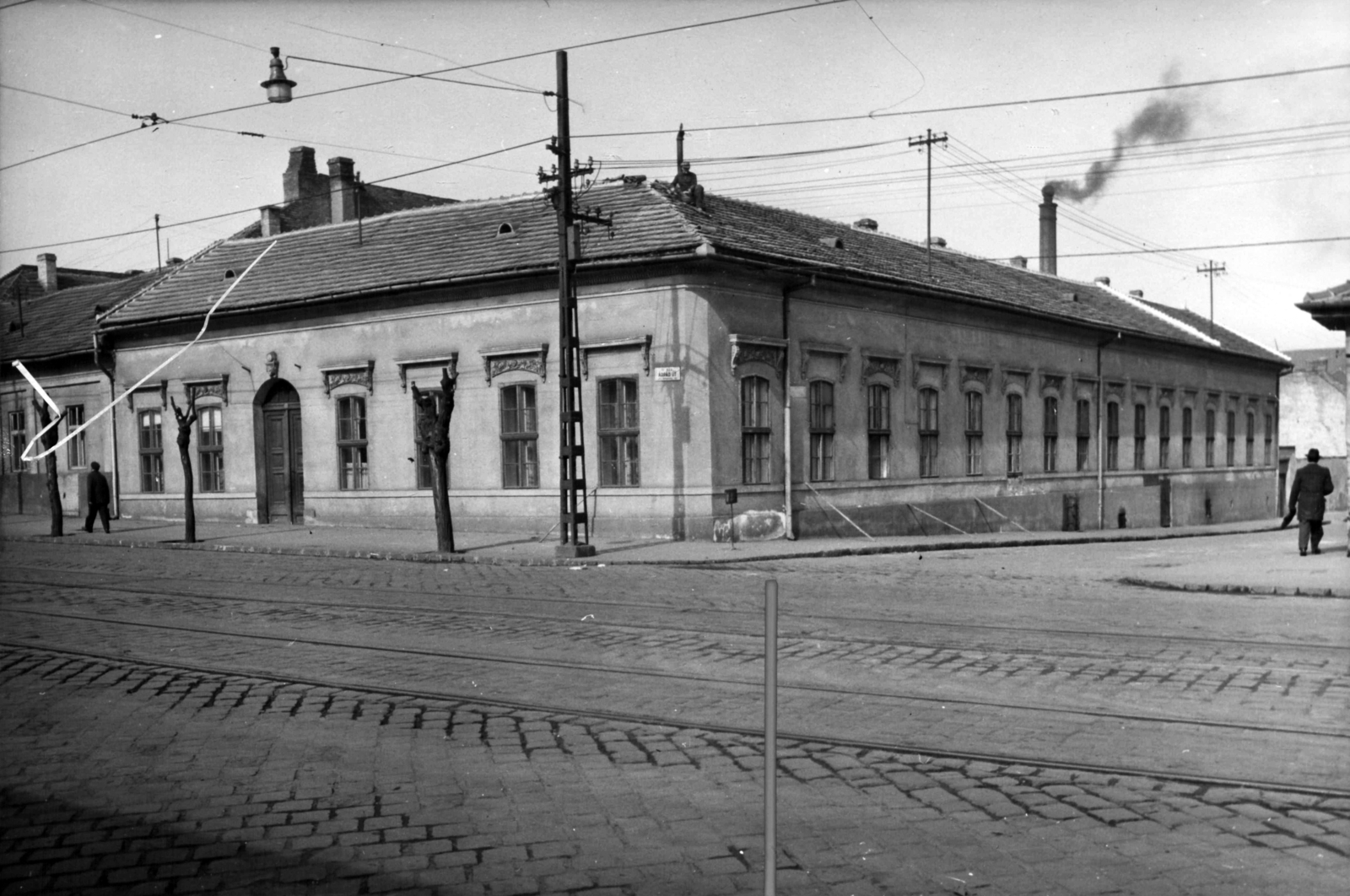 Hungary, Budapest IV., Árpád út 30. A kép forrását kérjük így adja meg: Fortepan / Budapest Főváros Levéltára. Levéltári jelzet: HU_BFL_XV_19_c_11, 1961, Budapest Főváros Levéltára / Városrendezési és Építészeti Osztályának fényképei, A Fővárosi Tanács VB Városrendezési és Építészeti Osztályának, Budapest, Fortepan #102058