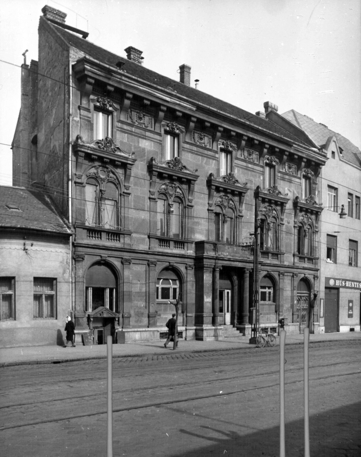 Hungary, Budapest IV., Árpád út 40. A kép forrását kérjük így adja meg: Fortepan / Budapest Főváros Levéltára. Levéltári jelzet: HU_BFL_XV_19_c_11, 1961, Budapest Főváros Levéltára / Városrendezési és Építészeti Osztályának fényképei, A Fővárosi Tanács VB Városrendezési és Építészeti Osztályának, Budapest, Fortepan #102063