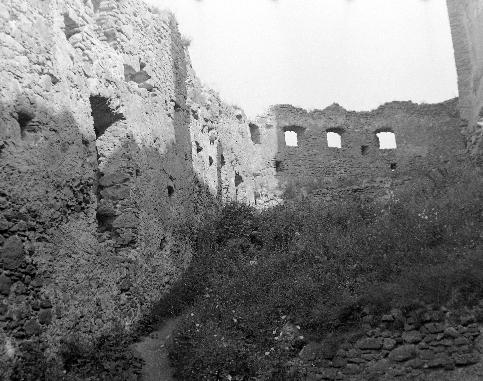 Hungary, Boldogkőváralja, Boldogkő vára., 1950, Kurutz Márton, castle ruins, Fortepan #10208