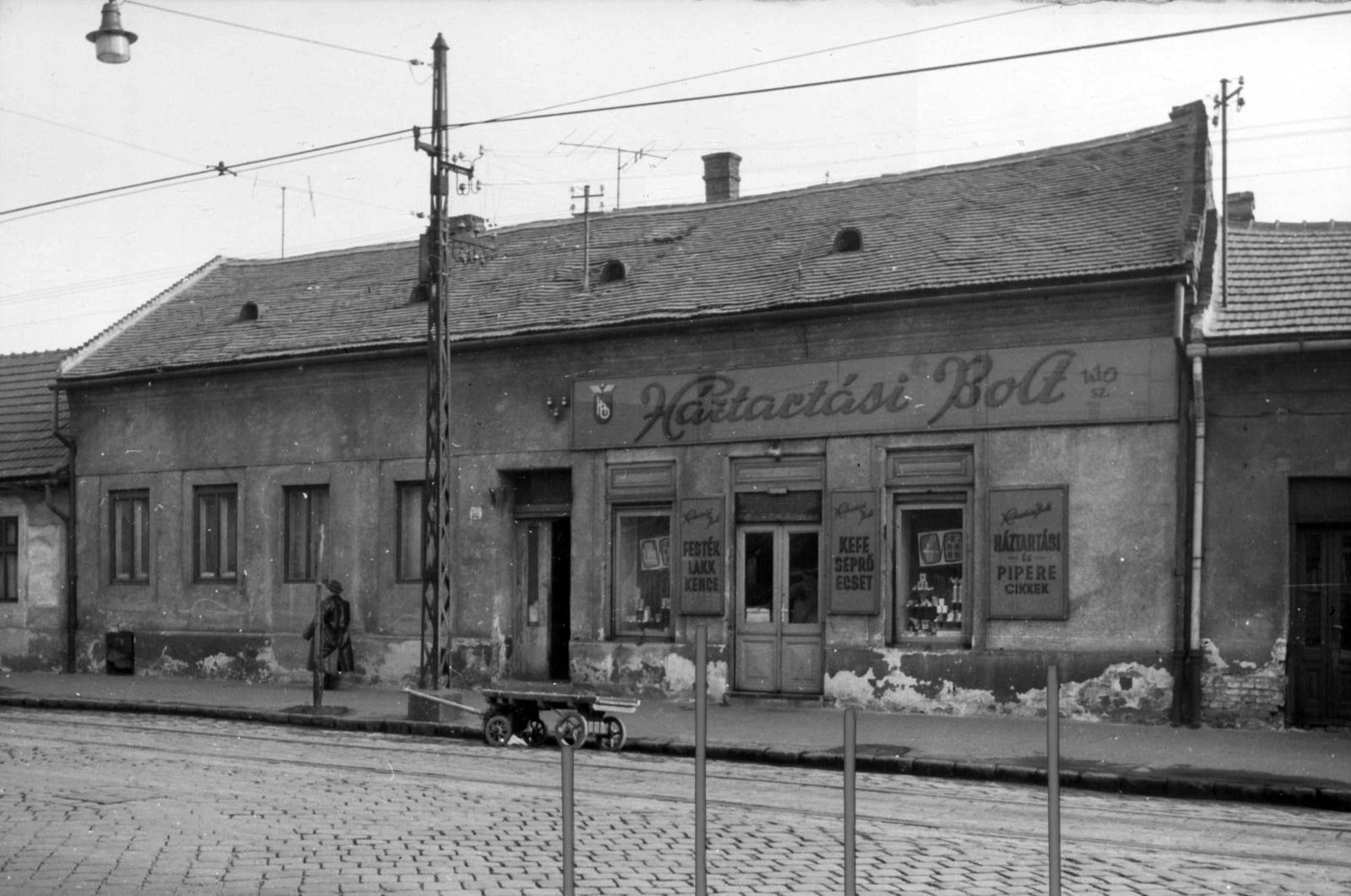 Magyarország, Budapest IV., Árpád út 117. A kép forrását kérjük így adja meg: Fortepan / Budapest Főváros Levéltára. Levéltári jelzet: HU_BFL_XV_19_c_11, 1961, Budapest Főváros Levéltára / Városrendezési és Építészeti Osztályának fényképei, A Fővárosi Tanács VB Városrendezési és Építészeti Osztályának, Budapest, Fortepan #102117