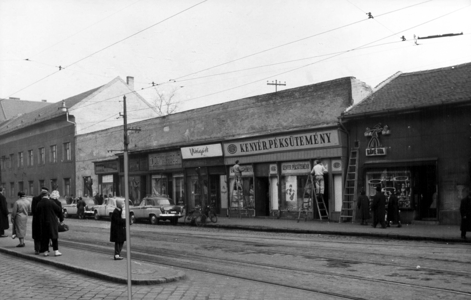 Hungary, Budapest IV., Árpád út 71. A kép forrását kérjük így adja meg: Fortepan / Budapest Főváros Levéltára. Levéltári jelzet: HU_BFL_XV_19_c_11, 1961, Budapest Főváros Levéltára / Városrendezési és Építészeti Osztályának fényképei, A Fővárosi Tanács VB Városrendezési és Építészeti Osztályának, Budapest, Fortepan #102160