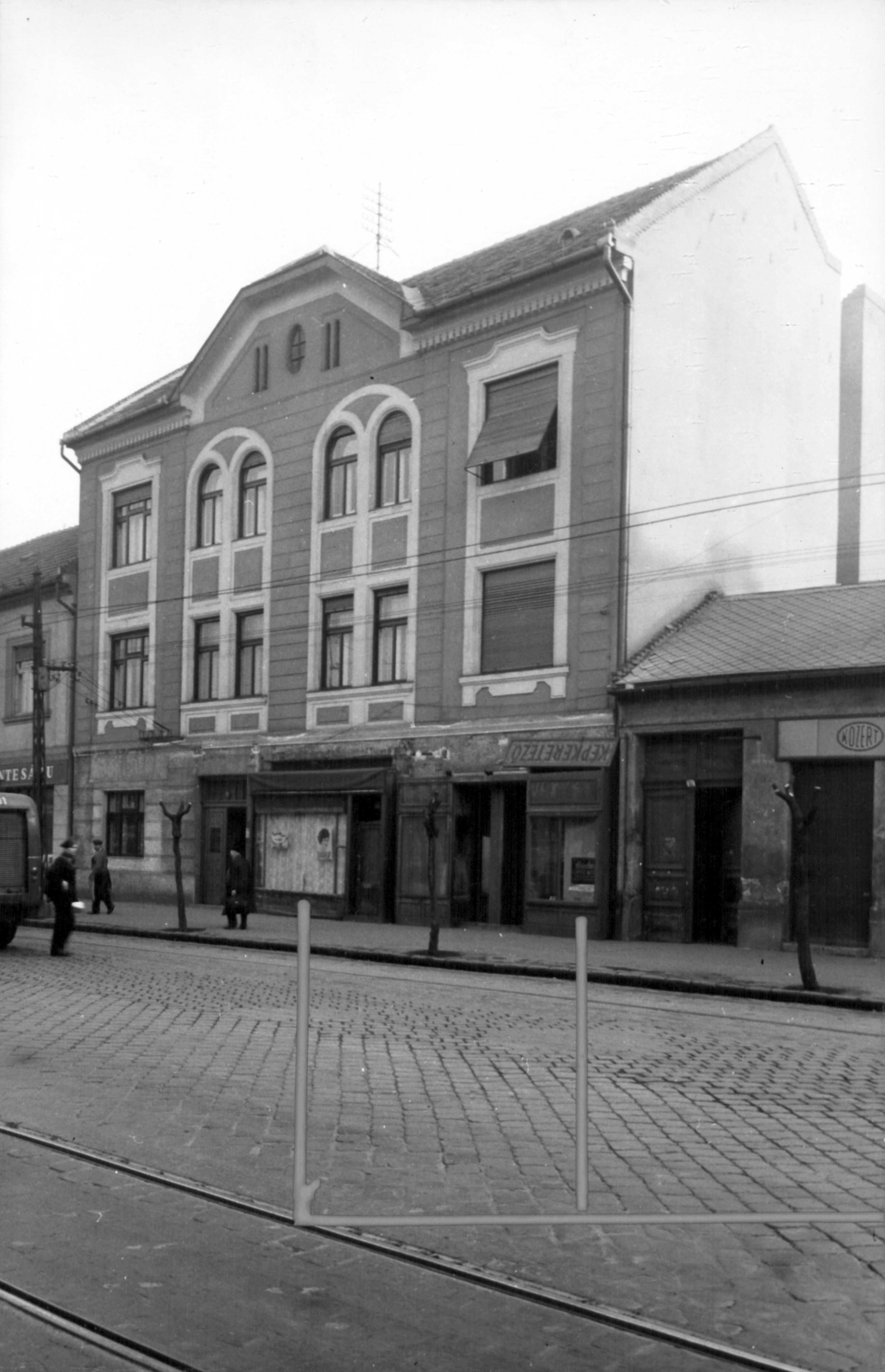 Hungary, Budapest IV., Árpád út 83. A kép forrását kérjük így adja meg: Fortepan / Budapest Főváros Levéltára. Levéltári jelzet: HU_BFL_XV_19_c_11, 1961, Budapest Főváros Levéltára / Városrendezési és Építészeti Osztályának fényképei, A Fővárosi Tanács VB Városrendezési és Építészeti Osztályának, Budapest, Fortepan #102163