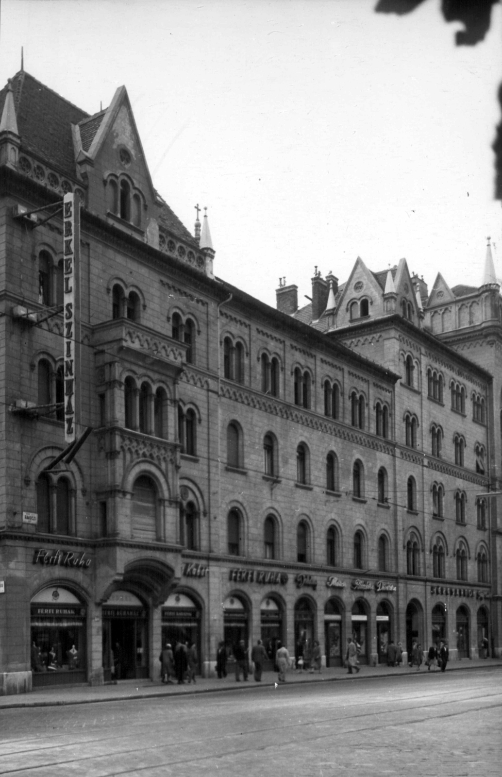 Hungary, Budapest VIII., Rákóczi út 57/b. A kép forrását kérjük így adja meg: Fortepan / Budapest Főváros Levéltára. Levéltári jelzet: HU_BFL_XV_19_c_11, 1961, Budapest Főváros Levéltára / Városrendezési és Építészeti Osztályának fényképei, A Fővárosi Tanács VB Városrendezési és Építészeti Osztályának, Budapest, Fortepan #102413