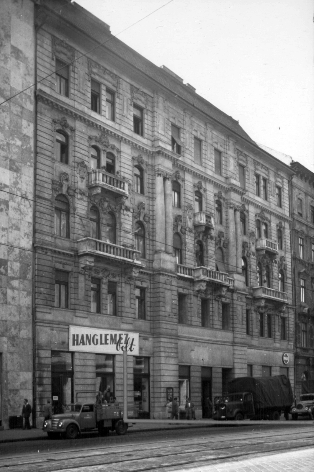 Hungary, Budapest VIII., Rákóczi út 63. A kép forrását kérjük így adja meg: Fortepan / Budapest Főváros Levéltára. Levéltári jelzet: HU_BFL_XV_19_c_11, 1961, Budapest Főváros Levéltára / Városrendezési és Építészeti Osztályának fényképei, A Fővárosi Tanács VB Városrendezési és Építészeti Osztályának, Budapest, Fortepan #102416