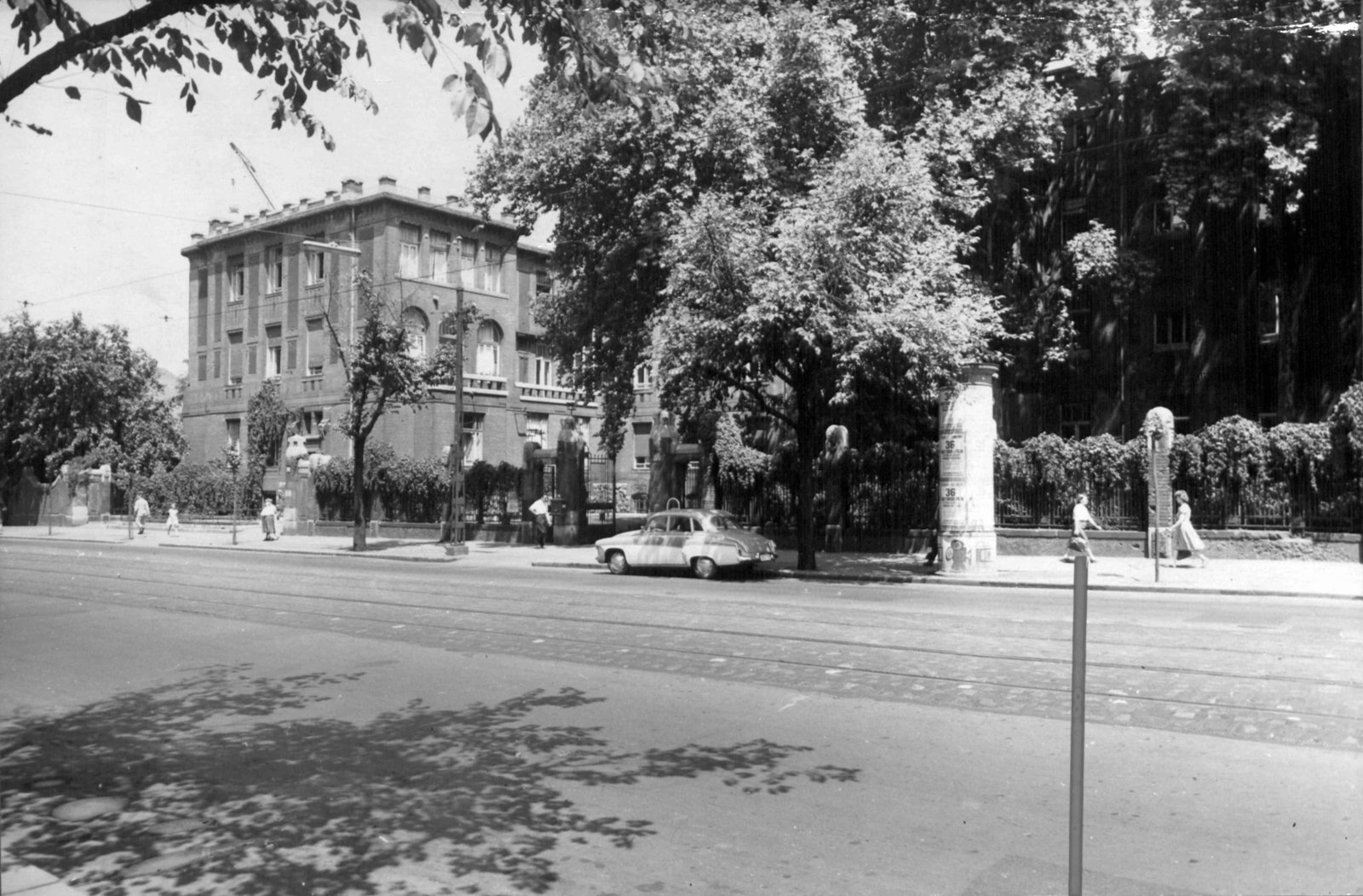 Hungary, Budapest VIII., Üllői út 78. BOTE (később Semmelweis Egyetem) I. sz. Sebészeti Klinika., 1961, Budapest Főváros Levéltára / Városrendezési és Építészeti Osztályának fényképei, A Fővárosi Tanács VB Városrendezési és Építészeti Osztályának, Budapest, Fortepan #102531