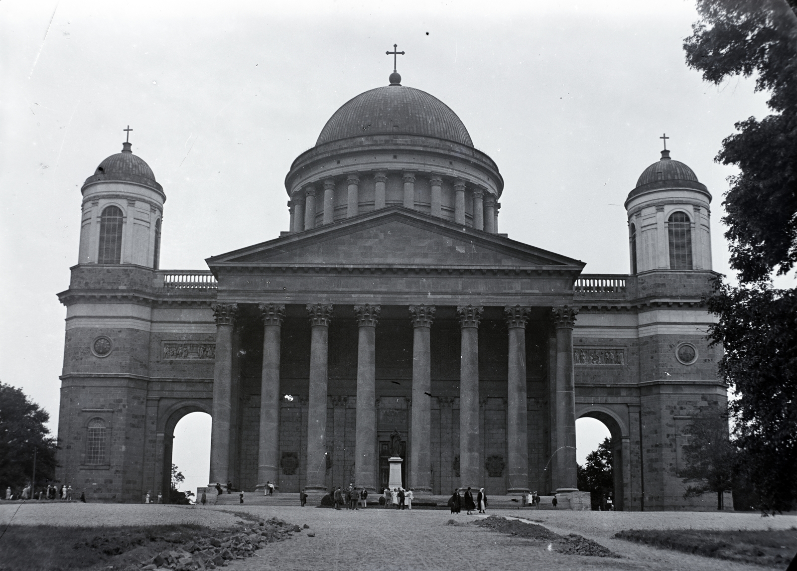 Hungary, Esztergom, Bazilika., 1931, Kurutz Márton, church, basilica, Fortepan #10337