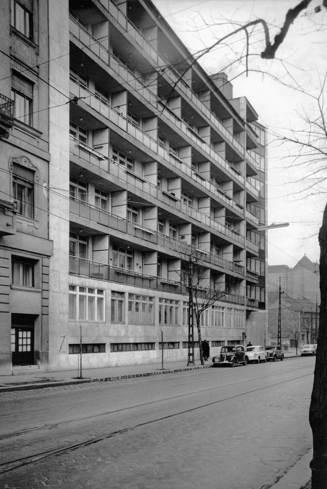 Hungary, Budapest II., Frankel Leó út 26. A kép forrását kérjük így adja meg: Fortepan / Budapest Főváros Levéltára. Levéltári jelzet: HU_BFL_XV_19_c_11, 1961, Budapest Főváros Levéltára / Városrendezési és Építészeti Osztályának fényképei, A Fővárosi Tanács VB Városrendezési és Építészeti Osztályának, Budapest, Fortepan #103392