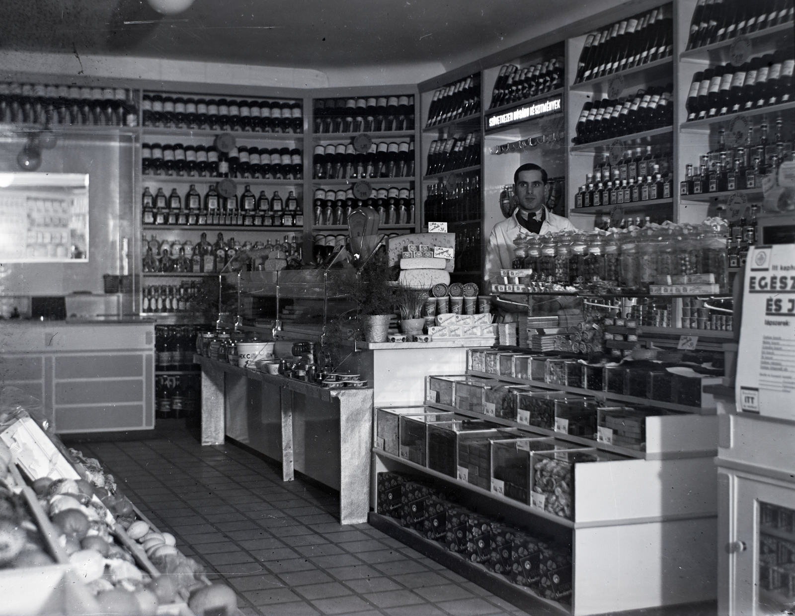 Hungary, Budapest XII., Győri út 14. Köztisztviselők boltja., 1938, Kurutz Márton, trading, shop, vendor, shop interior, Budapest, Fortepan #10349