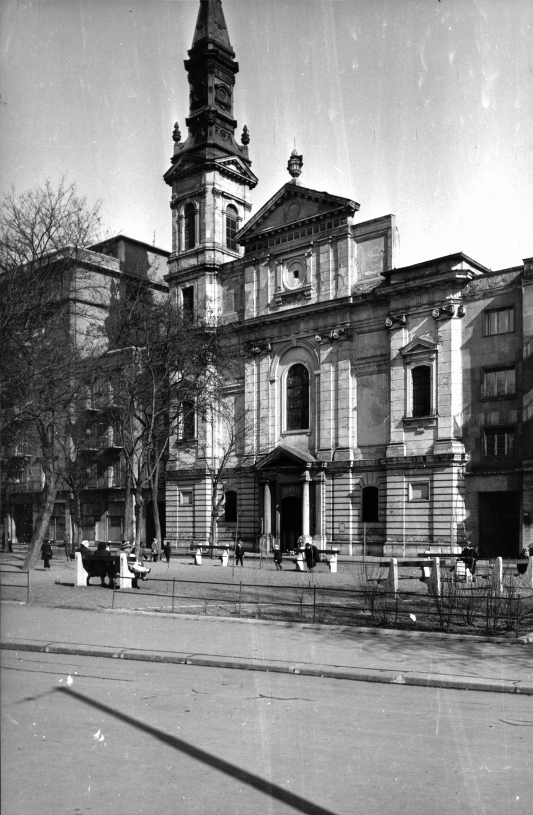 Hungary, Budapest V., Petőfi tér, Nagyboldogasszony ortodox székesegyház. A kép forrását kérjük így adja meg: Fortepan / Budapest Főváros Levéltára. Levéltári jelzet: HU_BFL_XV_19_c_11, 1961, Budapest Főváros Levéltára / Városrendezési és Építészeti Osztályának fényképei, A Fővárosi Tanács VB Városrendezési és Építészeti Osztályának, Budapest, Fortepan #103689