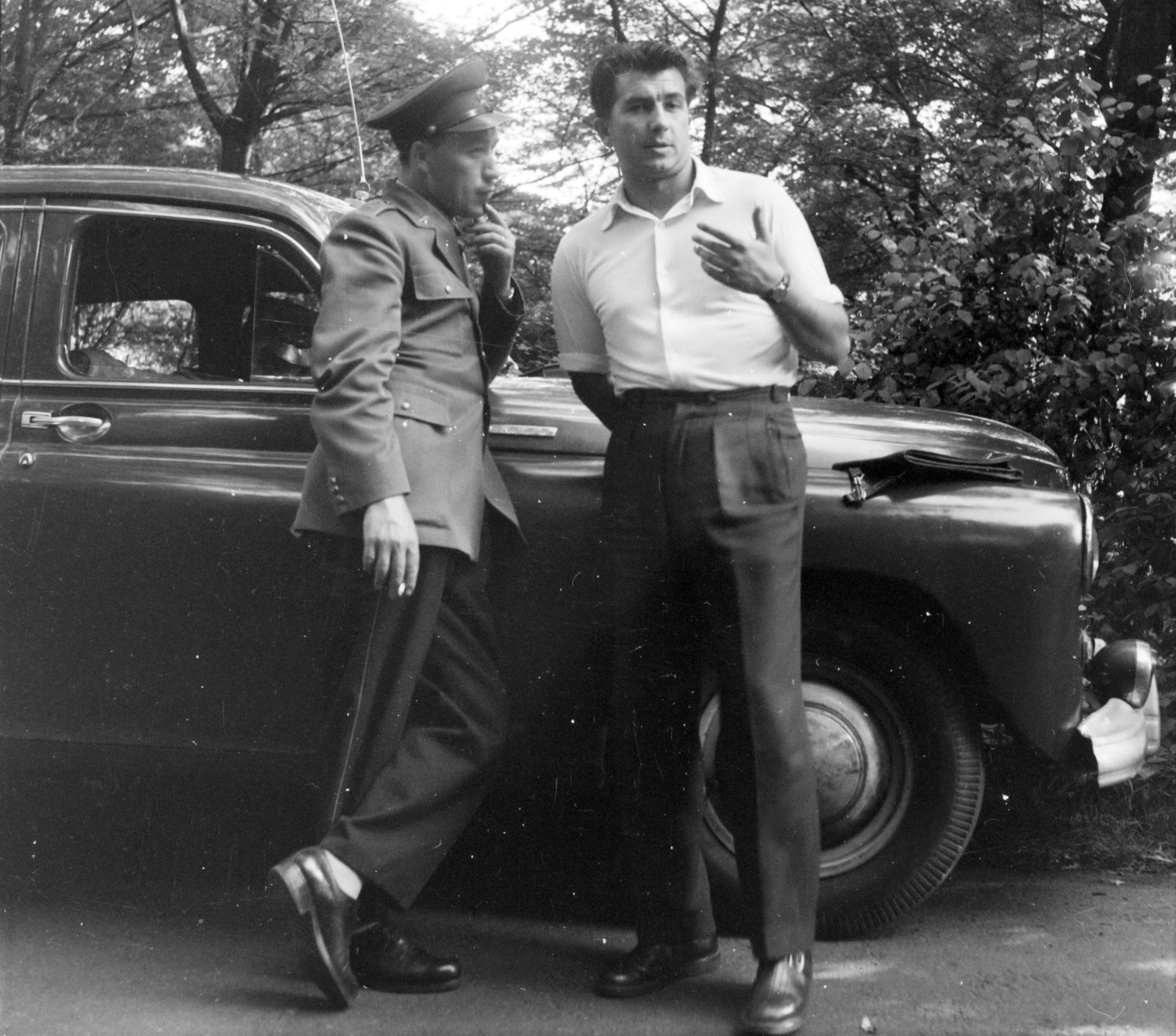 Hungary, A kép forrását kérjük így adja meg: Fortepan / Budapest Főváros Levéltára. Levéltári jelzet: HU.BFL.XV.19.c.10, 1961, Budapest Főváros Levéltára / BRFK helyszínelési fényképei, BRFK Hivatala Bűnügyi Technikai Osztály, M20 Pobeda, Fortepan #104286