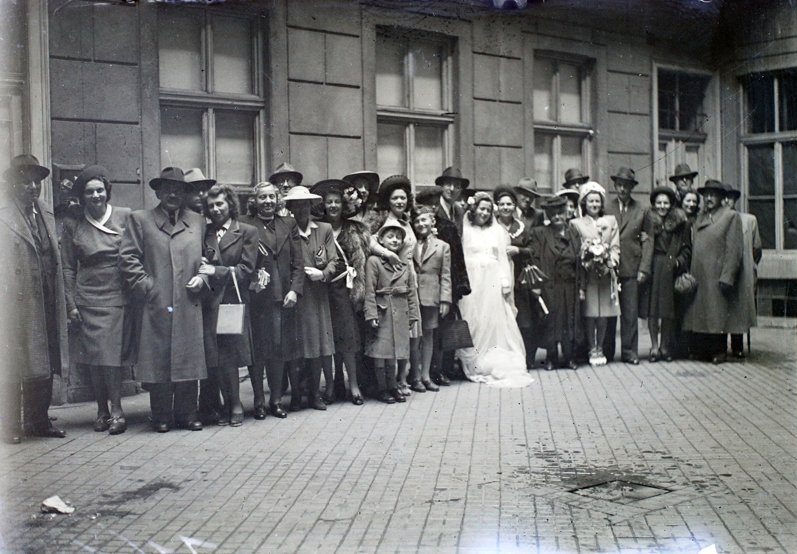 Hungary, 1947, Hámori Gyula, Budapest, wedding ceremony, Fortepan #104666