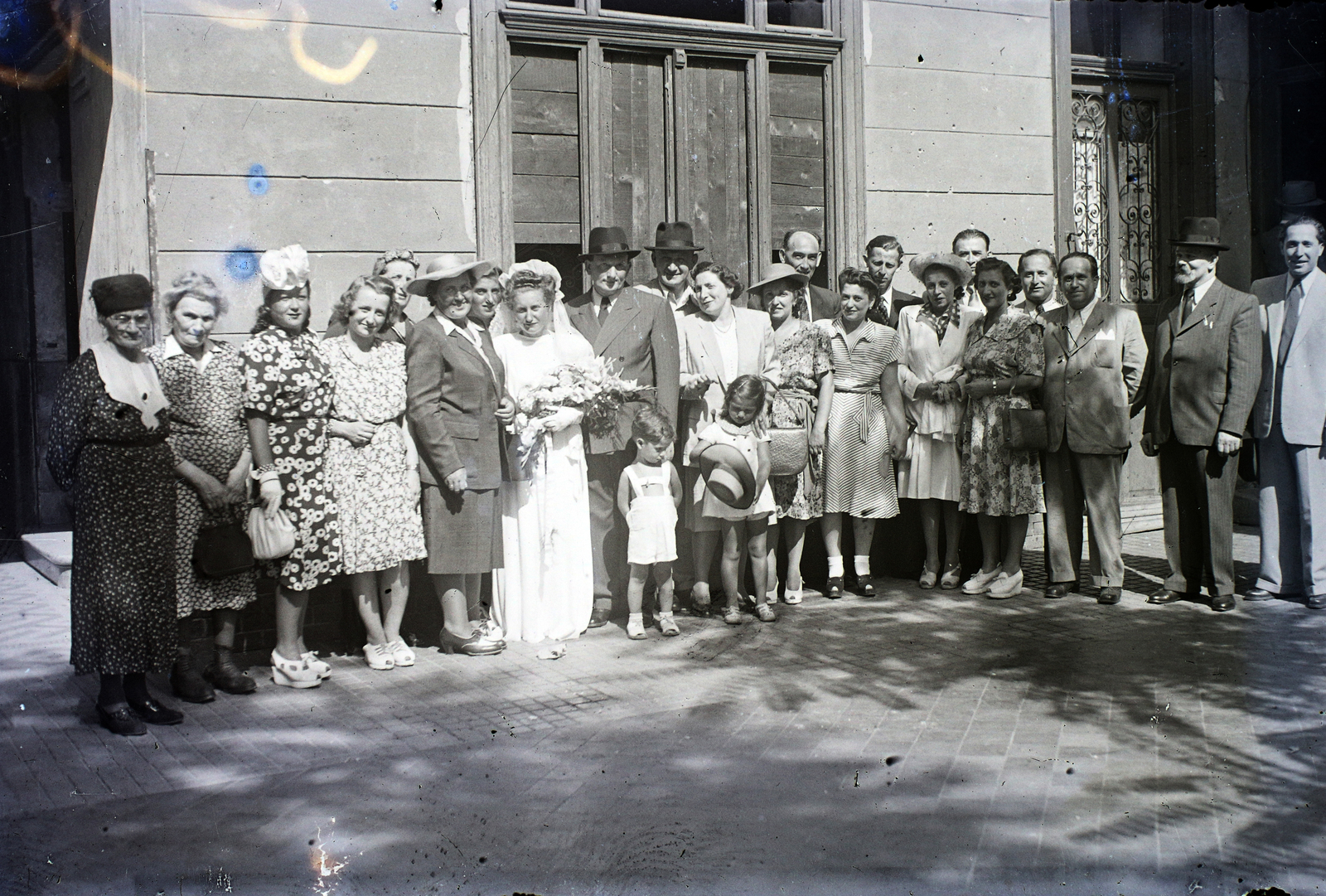 Hungary, 1947, Hámori Gyula, Budapest, wedding ceremony, Fortepan #104714