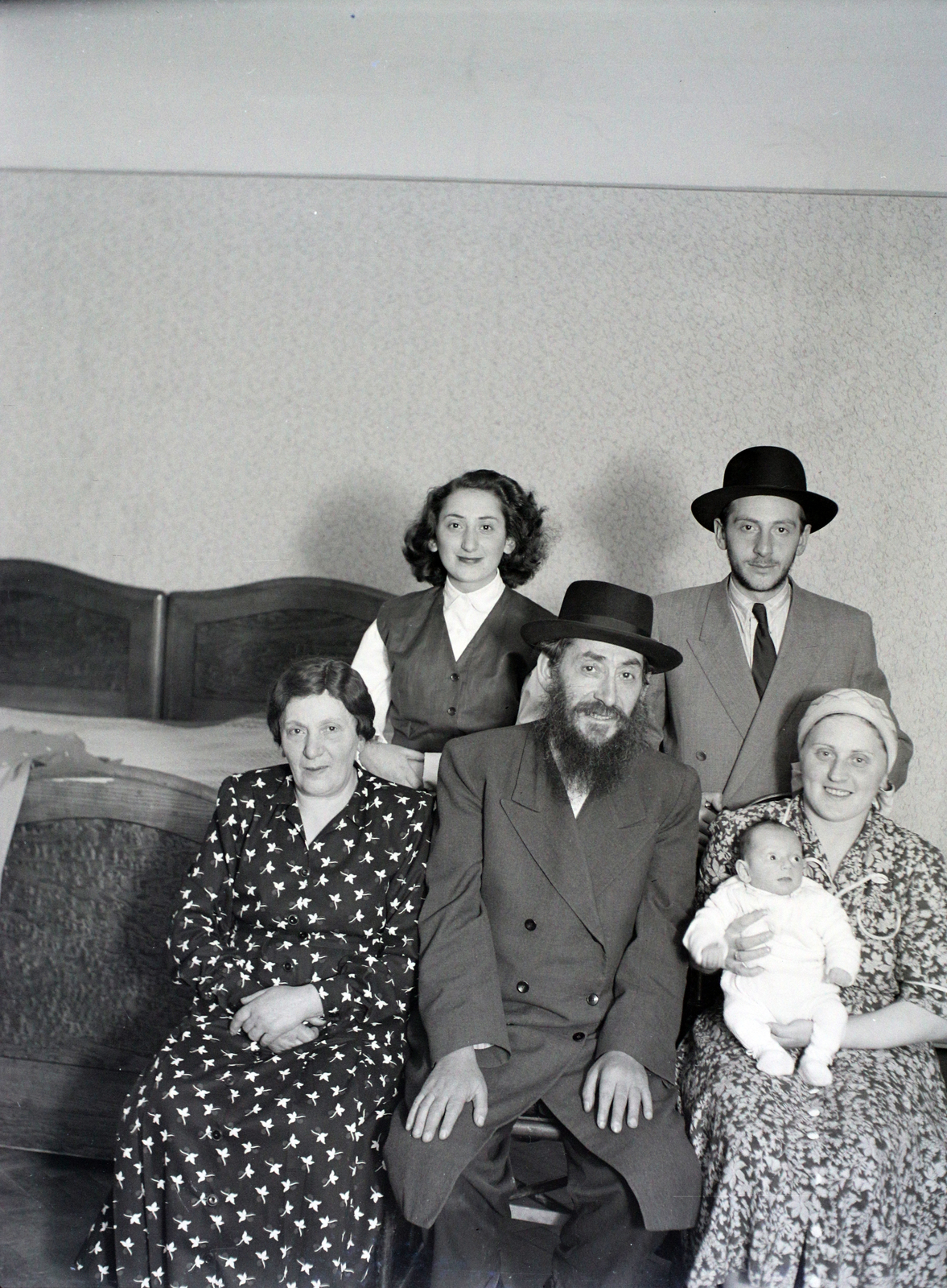 Hungary, 1948, Hámori Gyula, family, judaism, Budapest, Fortepan #105283