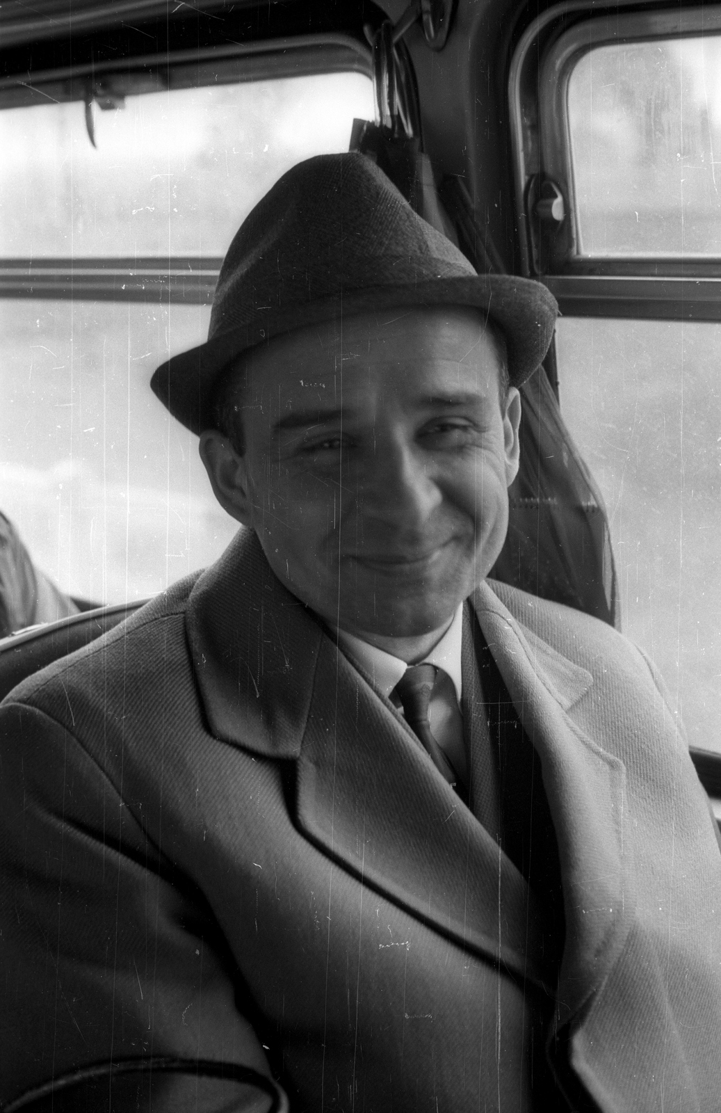 Magyarország, Horváth Győző, a Népszava és a Magyar Rádió riportere, 1965, Hunyady József, Fortepan #105854