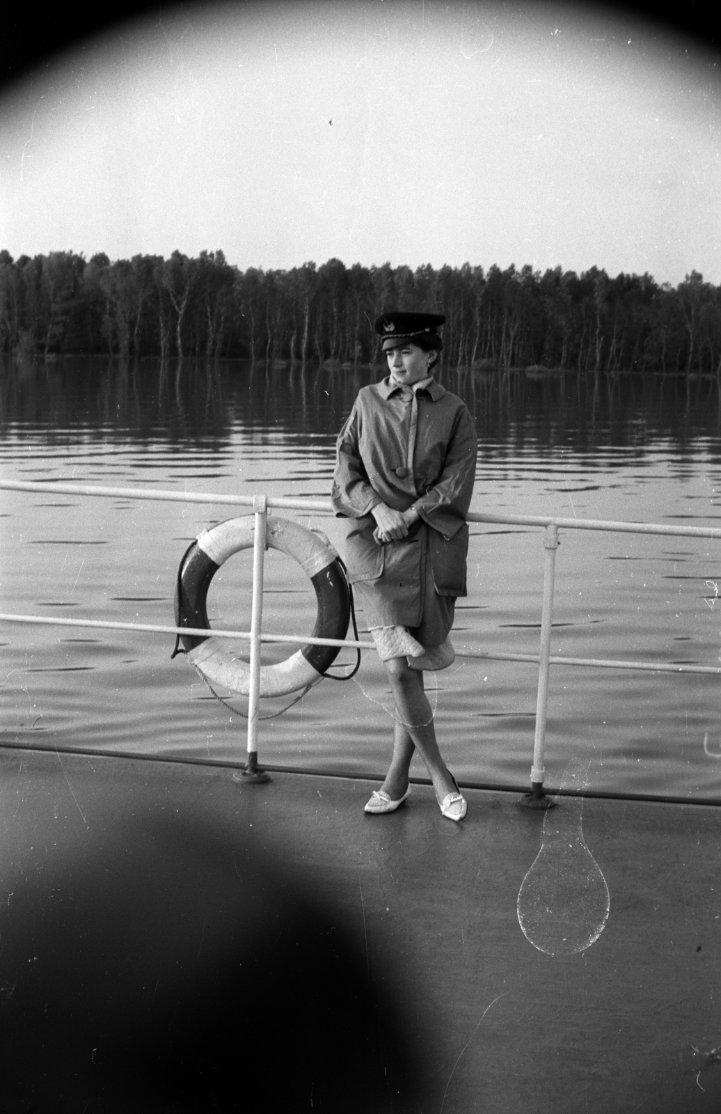 Szerbia, a felvétel a Felszabadulás gőzhajó fedélzetén, az Írószövetség jugoszláviai útján készült., 1965, Hunyady József, Fortepan #105900